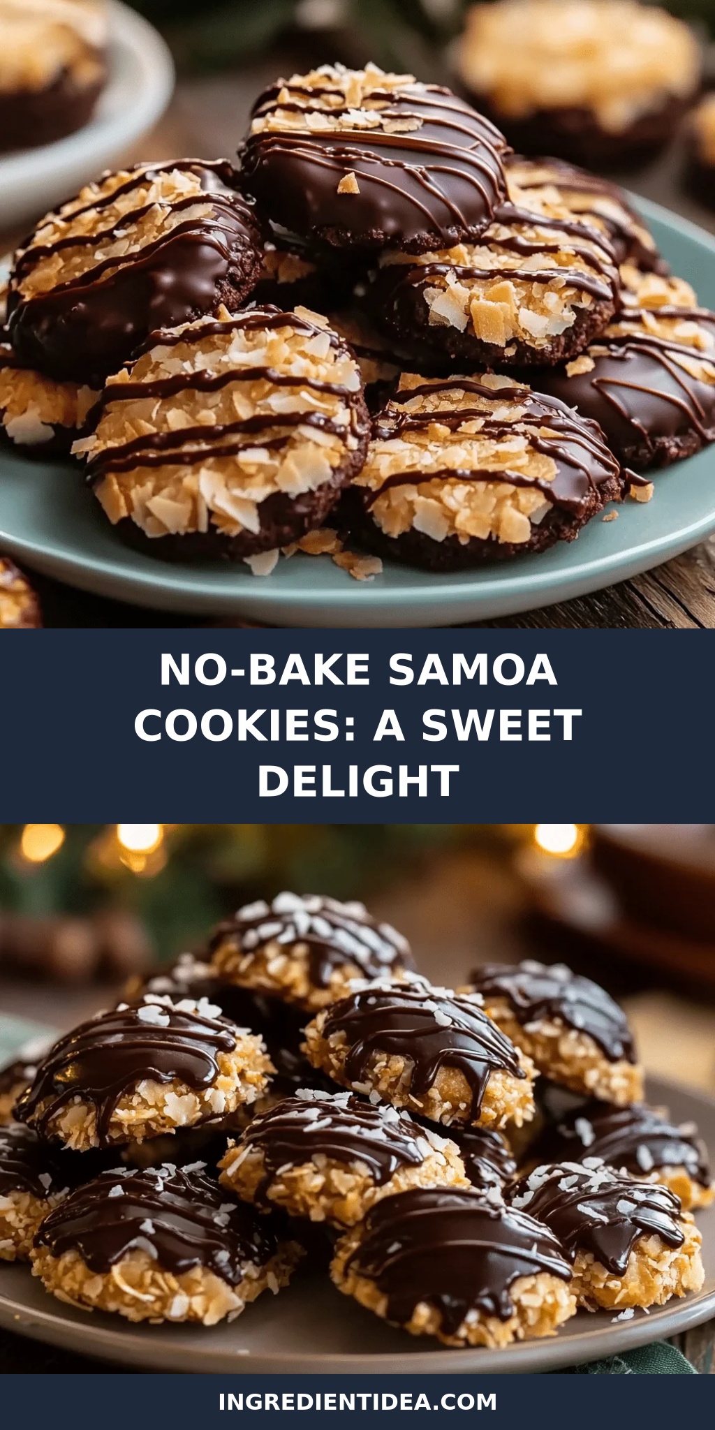 No-Bake Samoa Cookies: A Sweet Delight