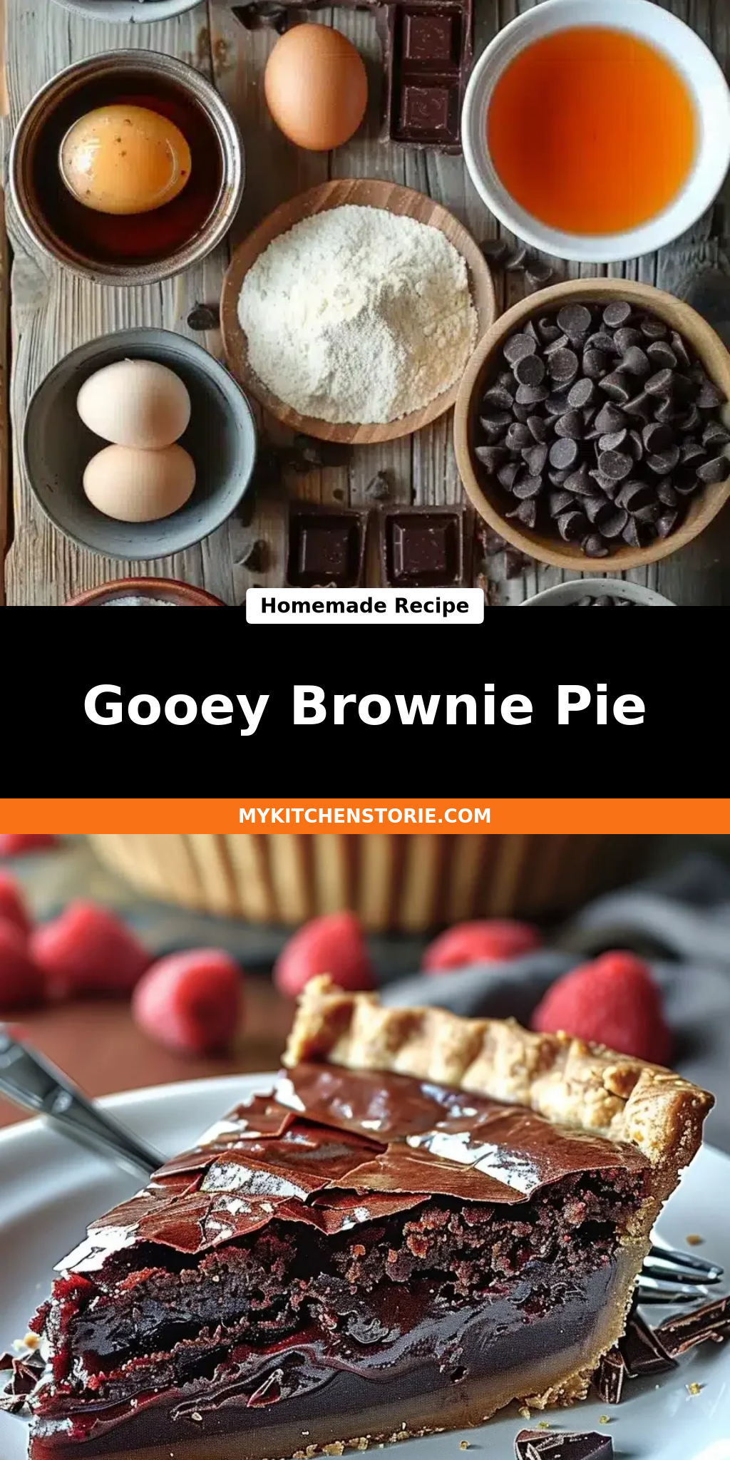 Gooey Brownie Pie