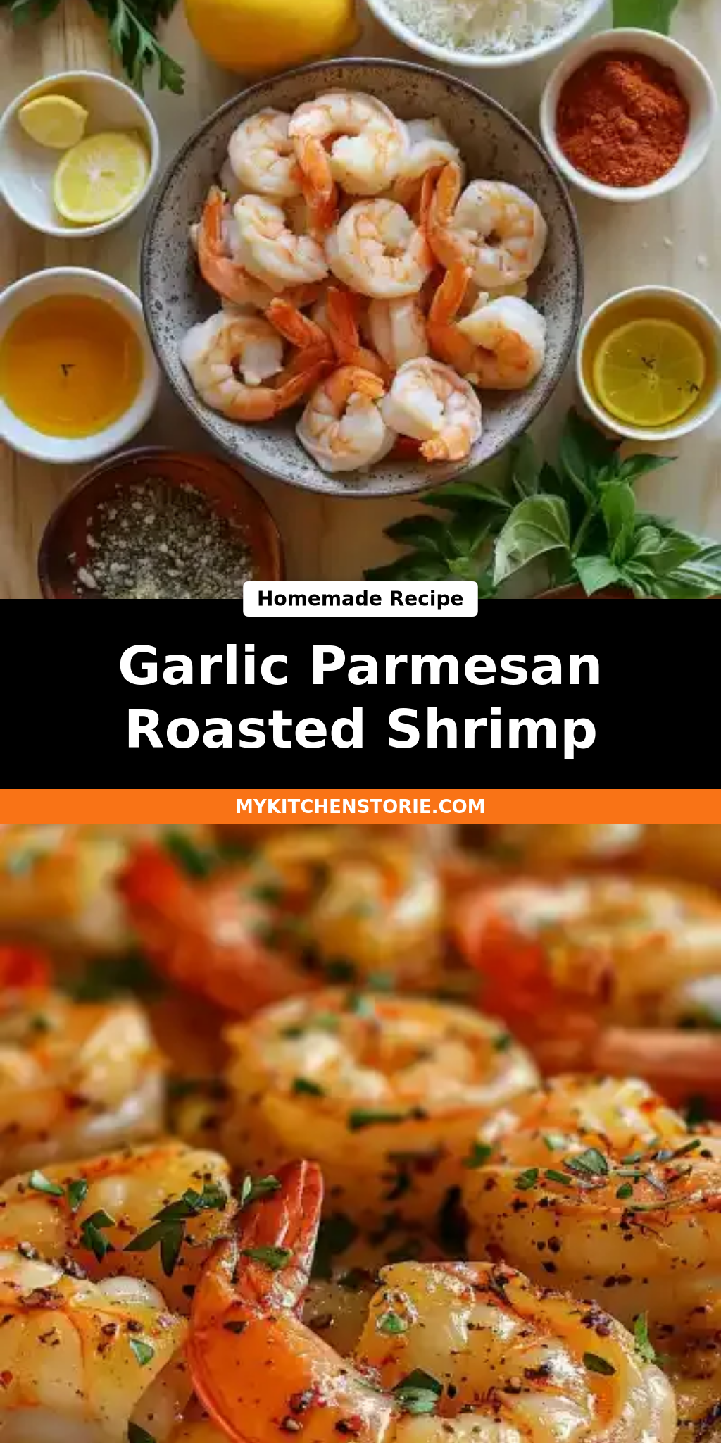 Garlic Parmesan Roasted Shrimp