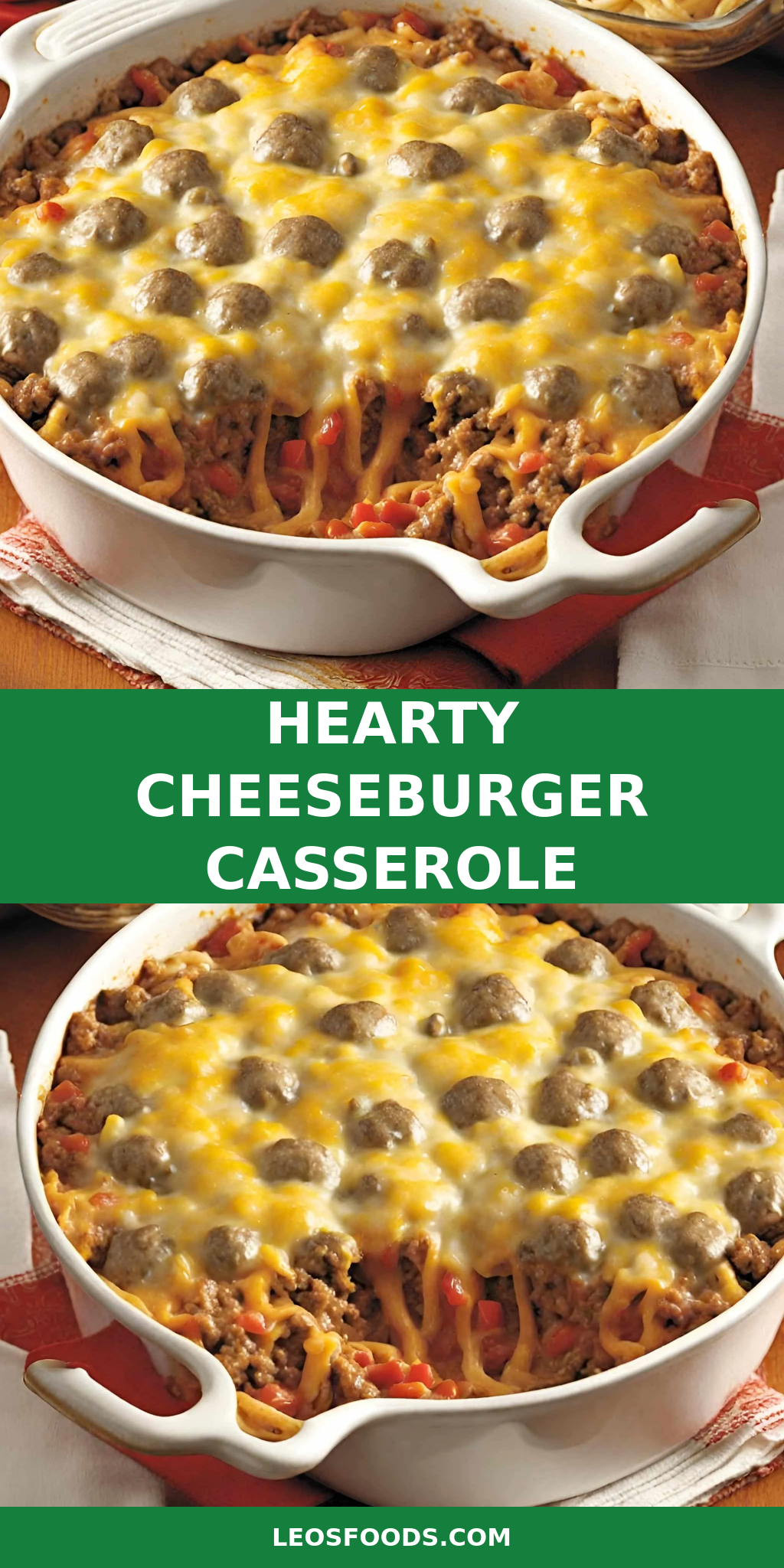 Hearty Cheeseburger Casserole