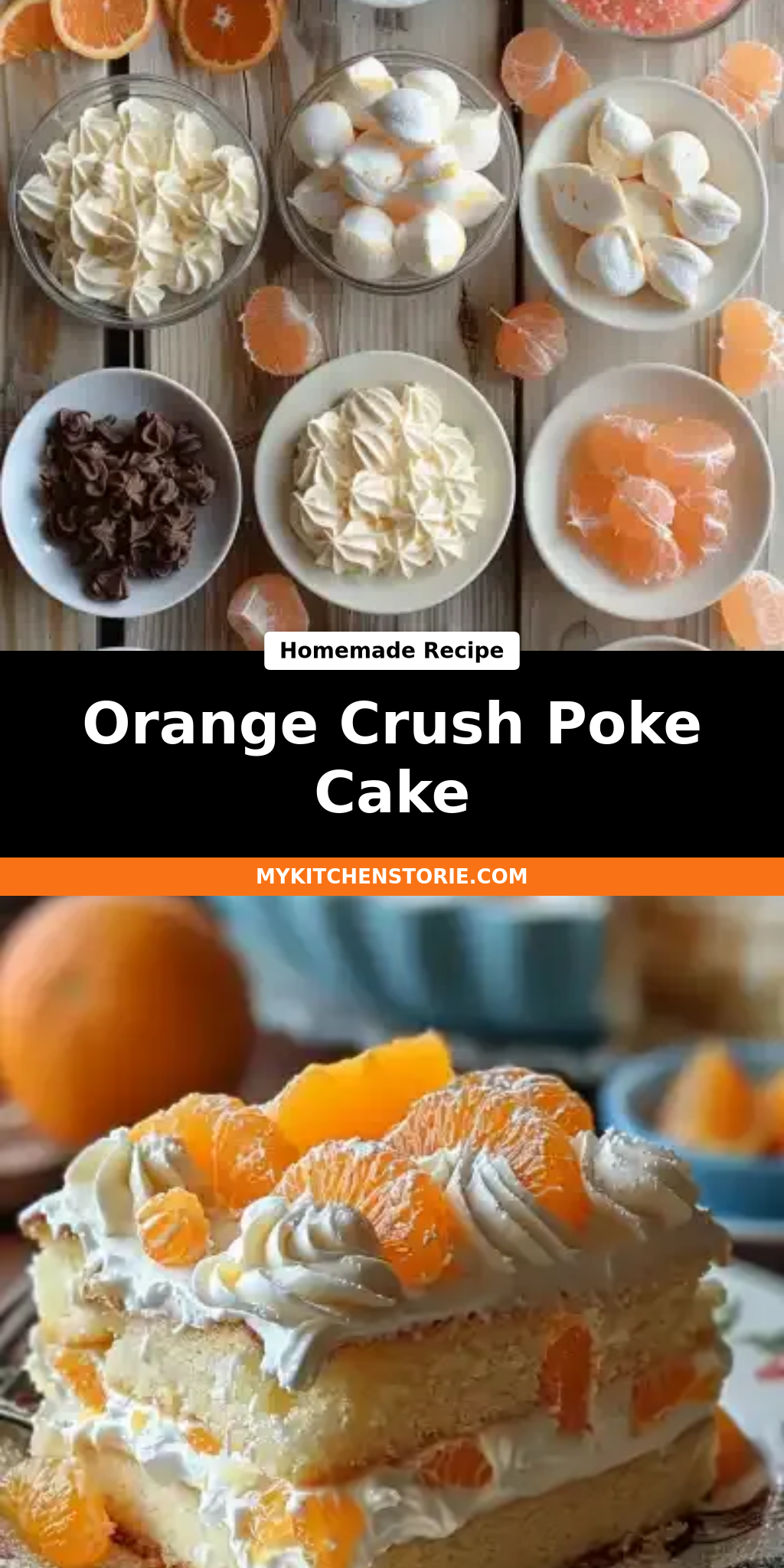 Orange Crush Poke Cake
