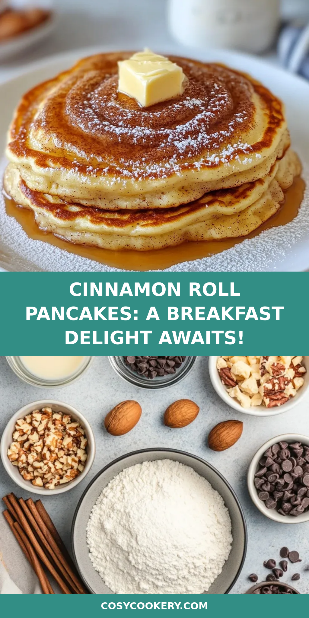 Cinnamon Roll Pancakes: A Breakfast Delight Awaits!
