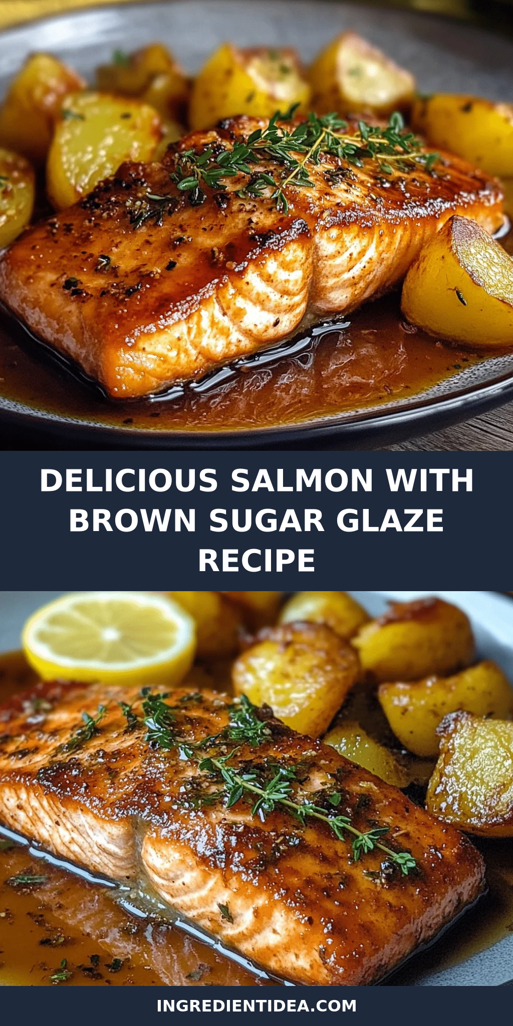 Delicious Salmon with Brown Sugar Glaze Recipe