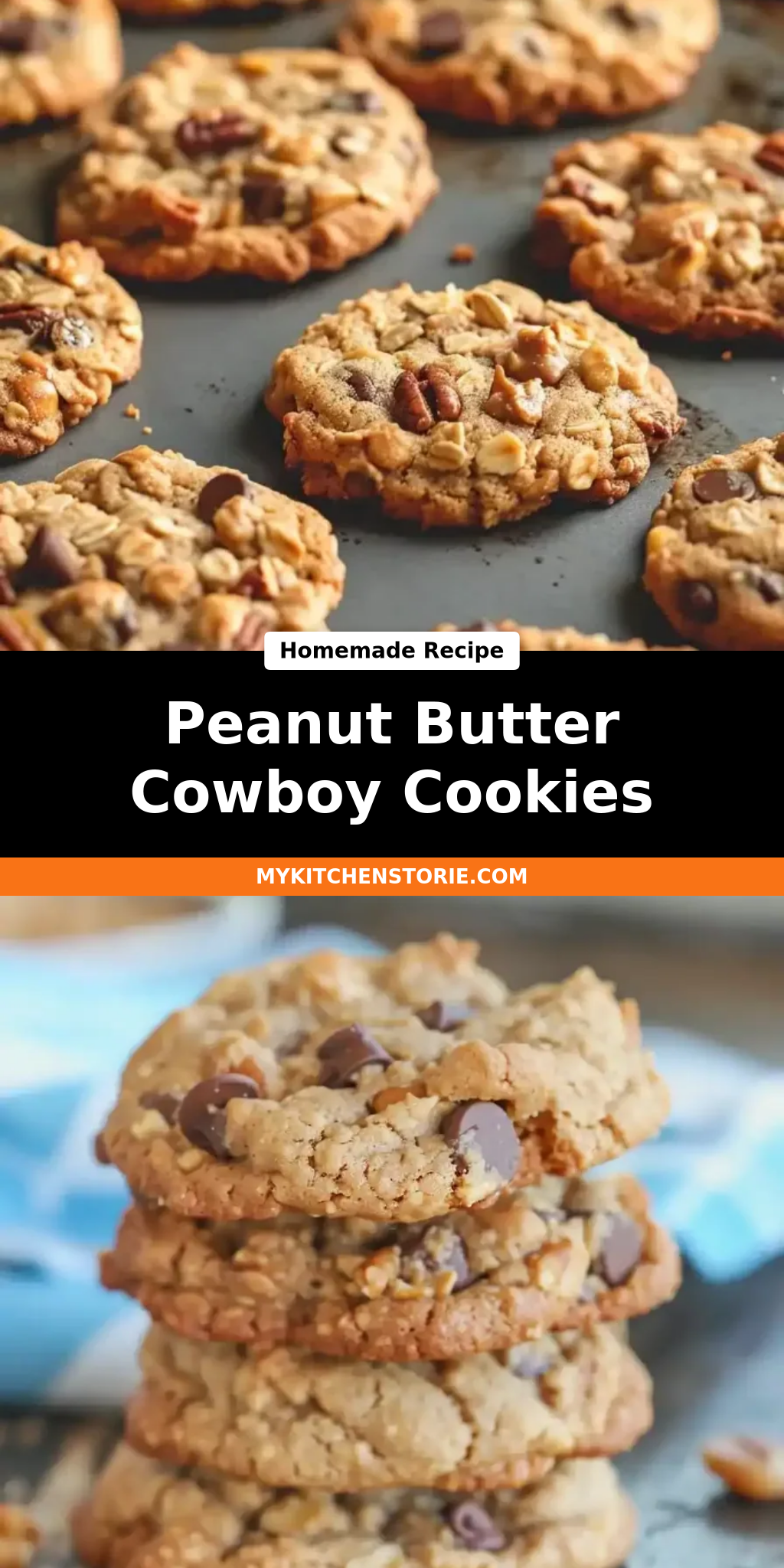 Peanut Butter Cowboy Cookies