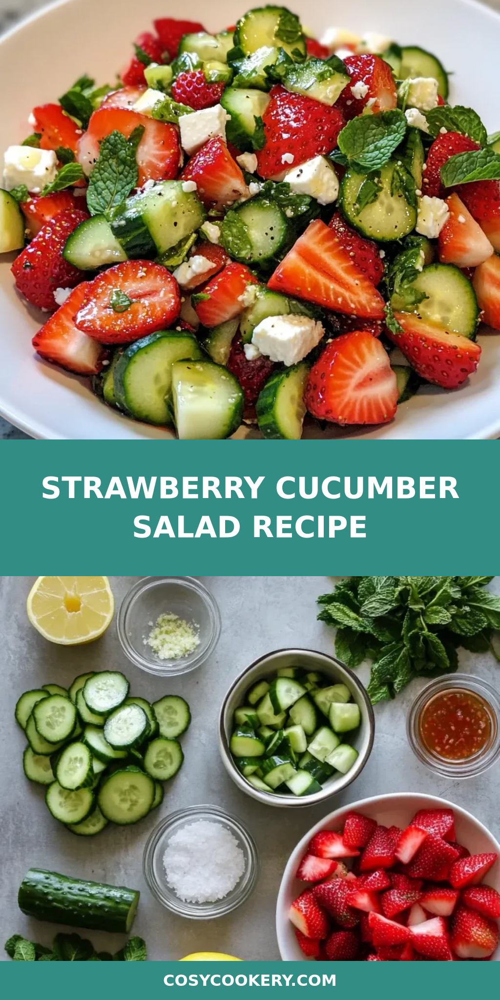 Strawberry Cucumber Salad Recipe