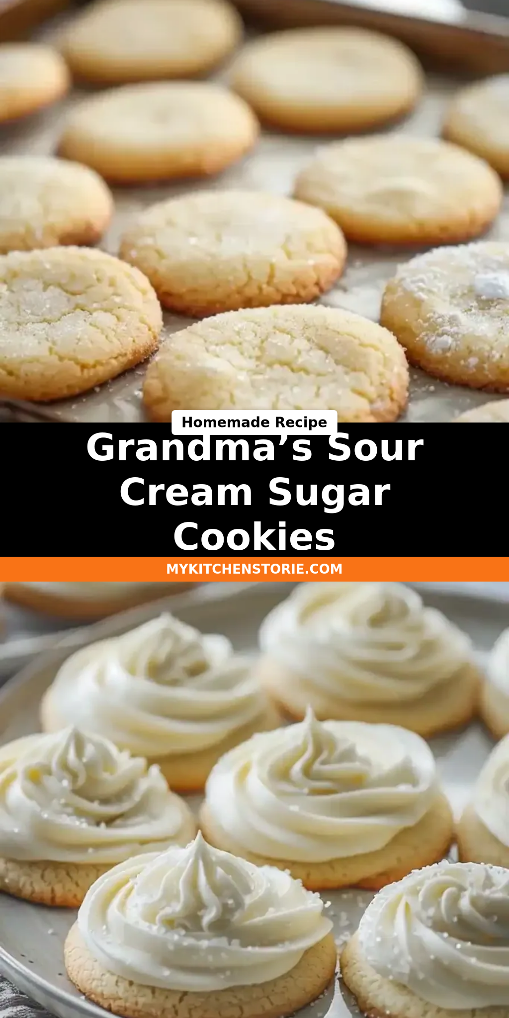 Grandma’s Sour Cream Sugar Cookies