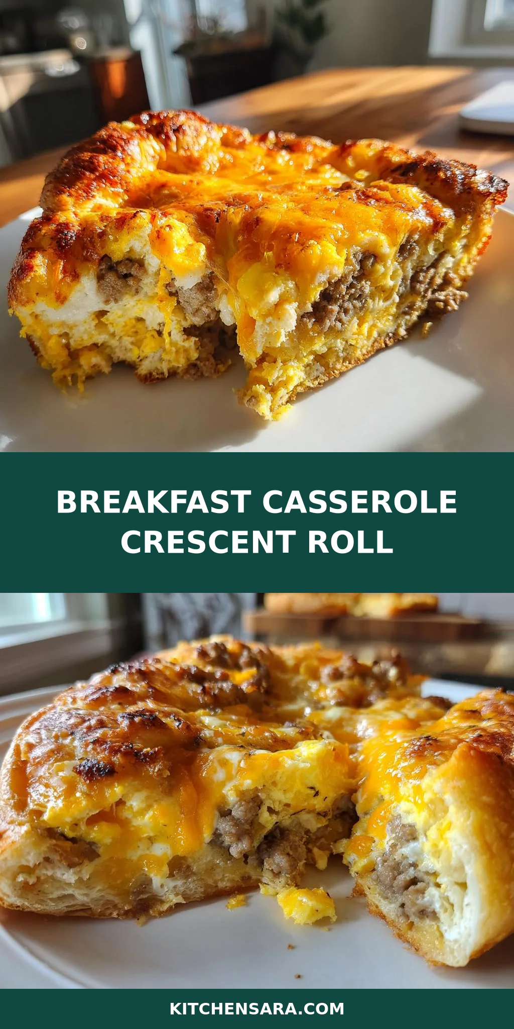 Breakfast Casserole Crescent Roll