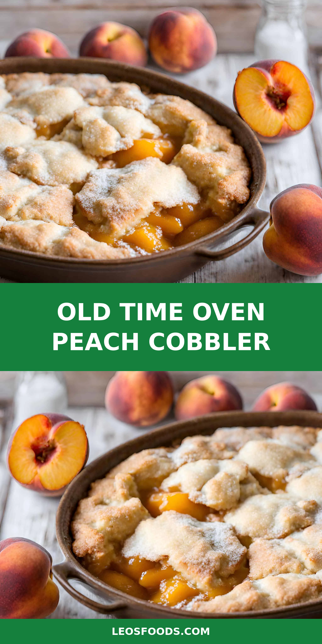 Old Time Oven Peach Cobbler