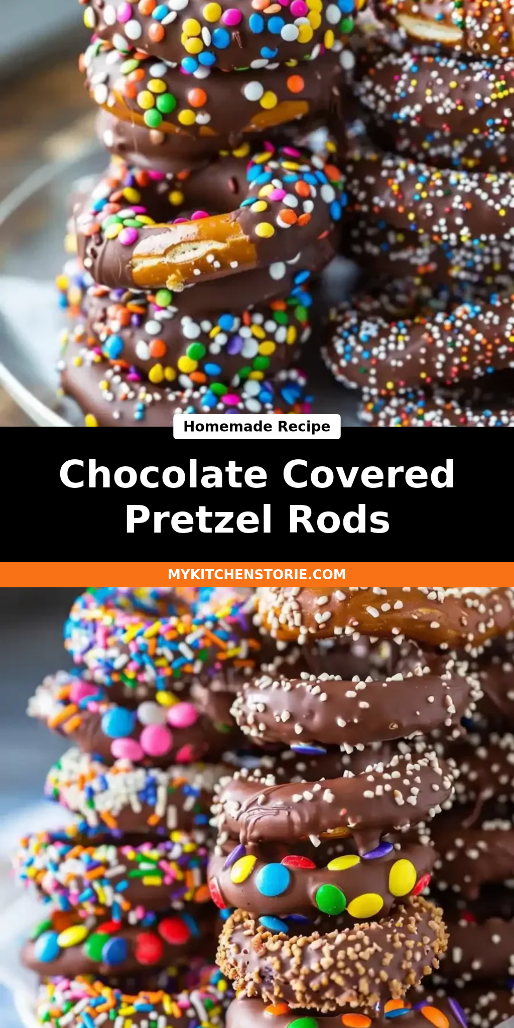 Chocolate Covered Pretzel Rods