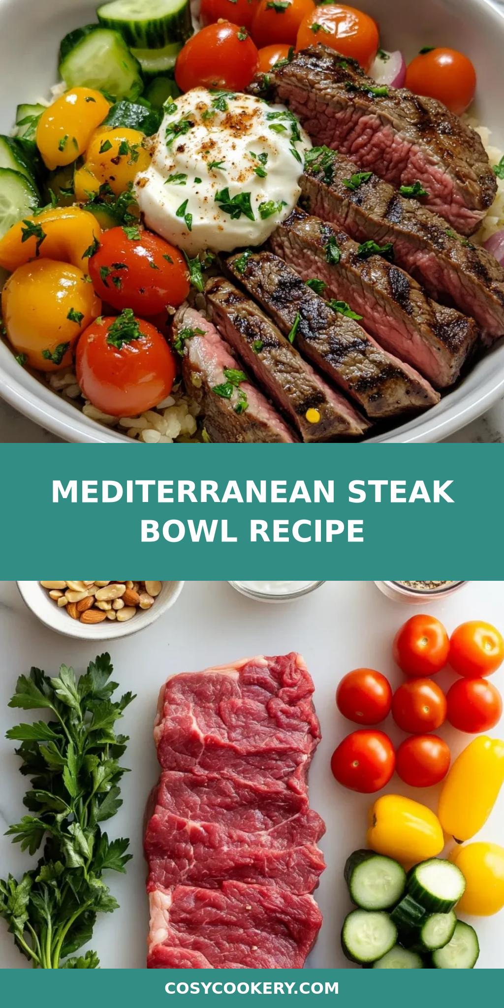 Mediterranean Steak Bowl Recipe