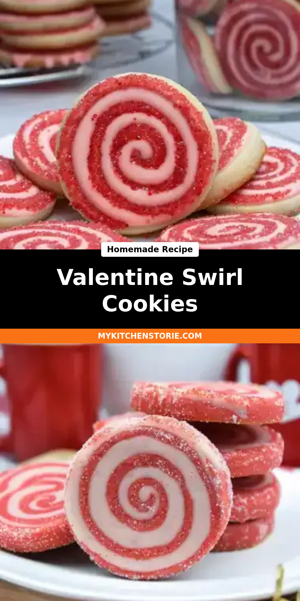 Valentine Swirl Cookies