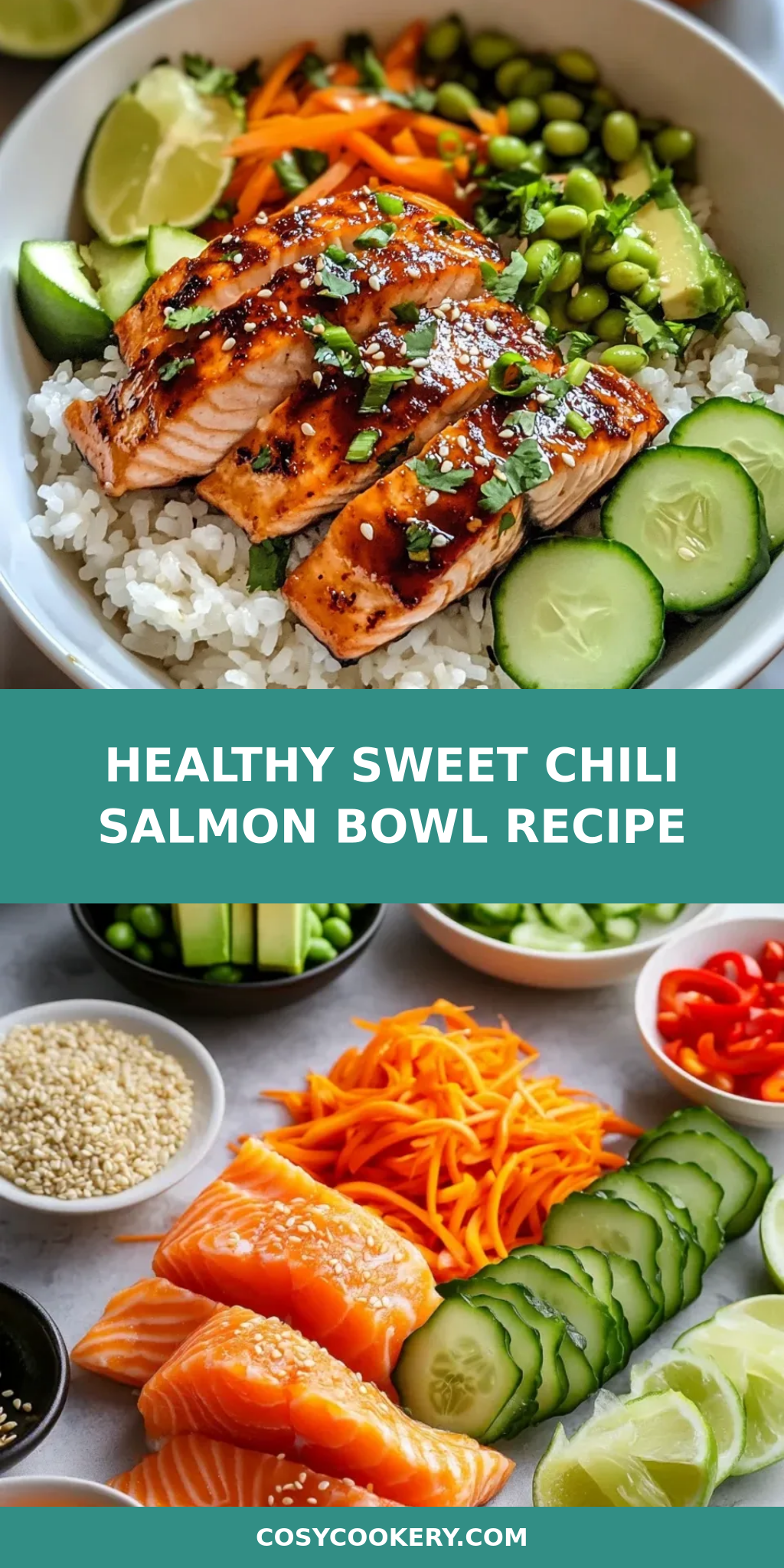 Healthy Sweet Chili Salmon Bowl Recipe