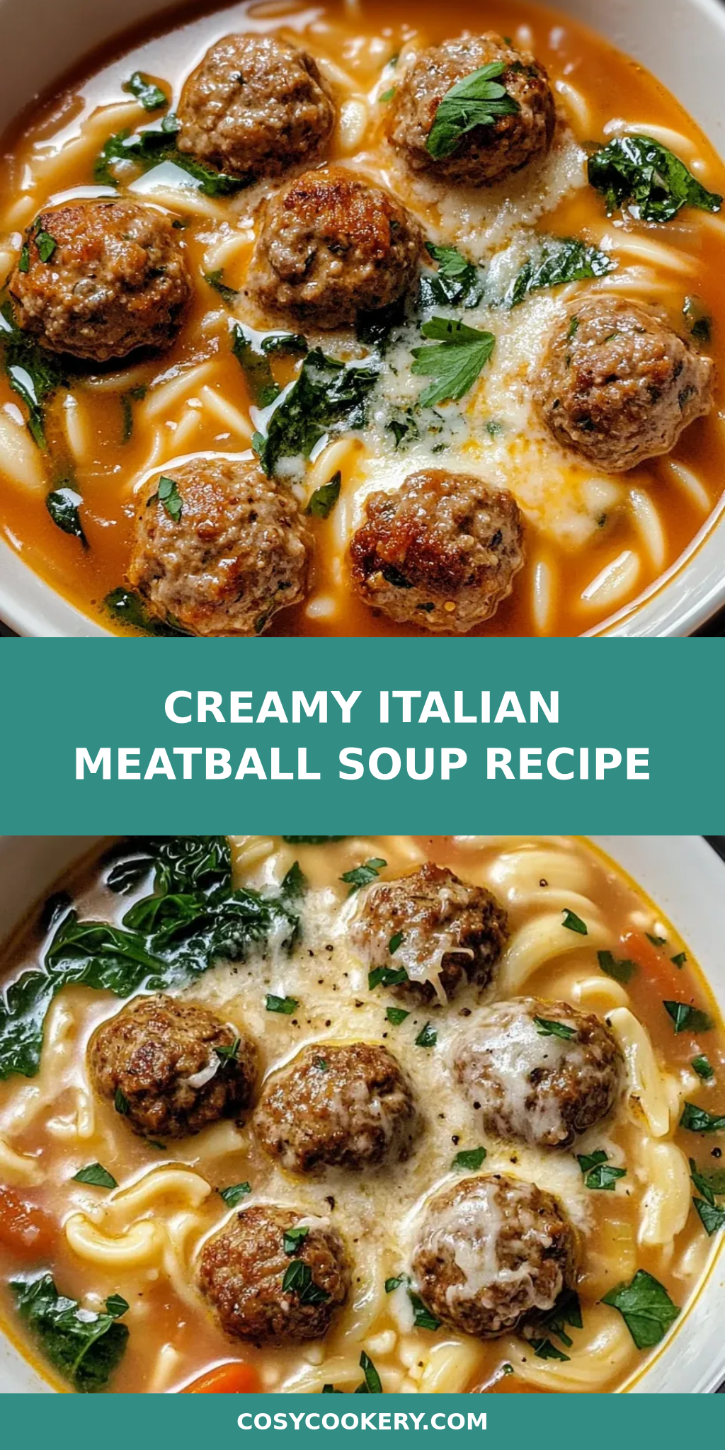 Creamy Italian Meatball Soup Recipe