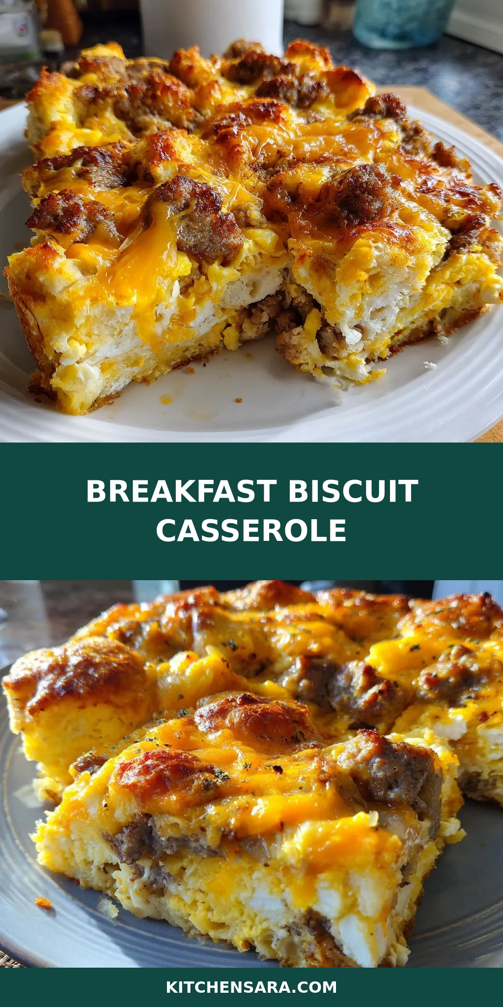 Breakfast Biscuit Casserole