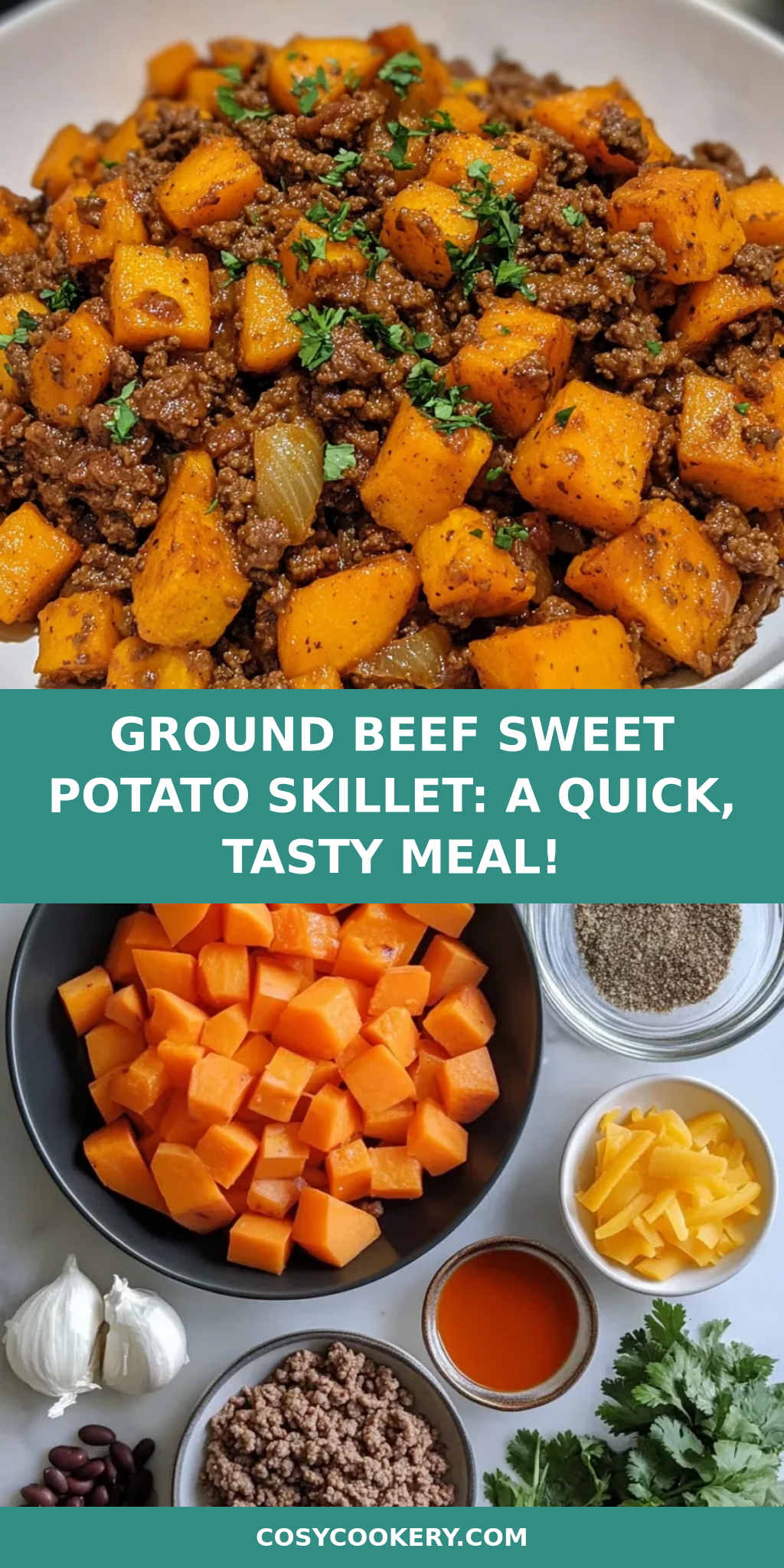 Ground Beef Sweet Potato Skillet: A Quick, Tasty Meal!
