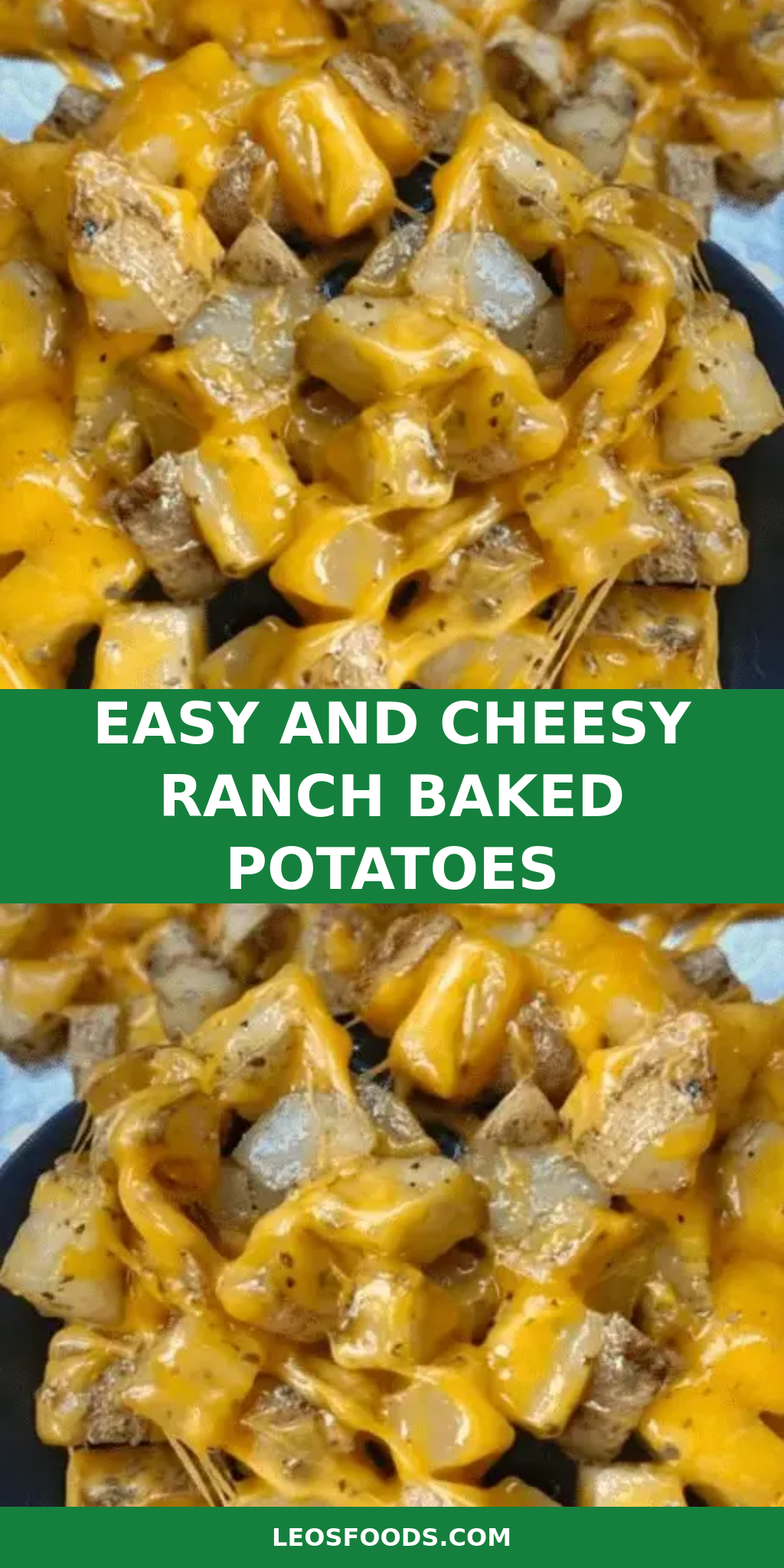 Easy and Cheesy Ranch Baked Potatoes