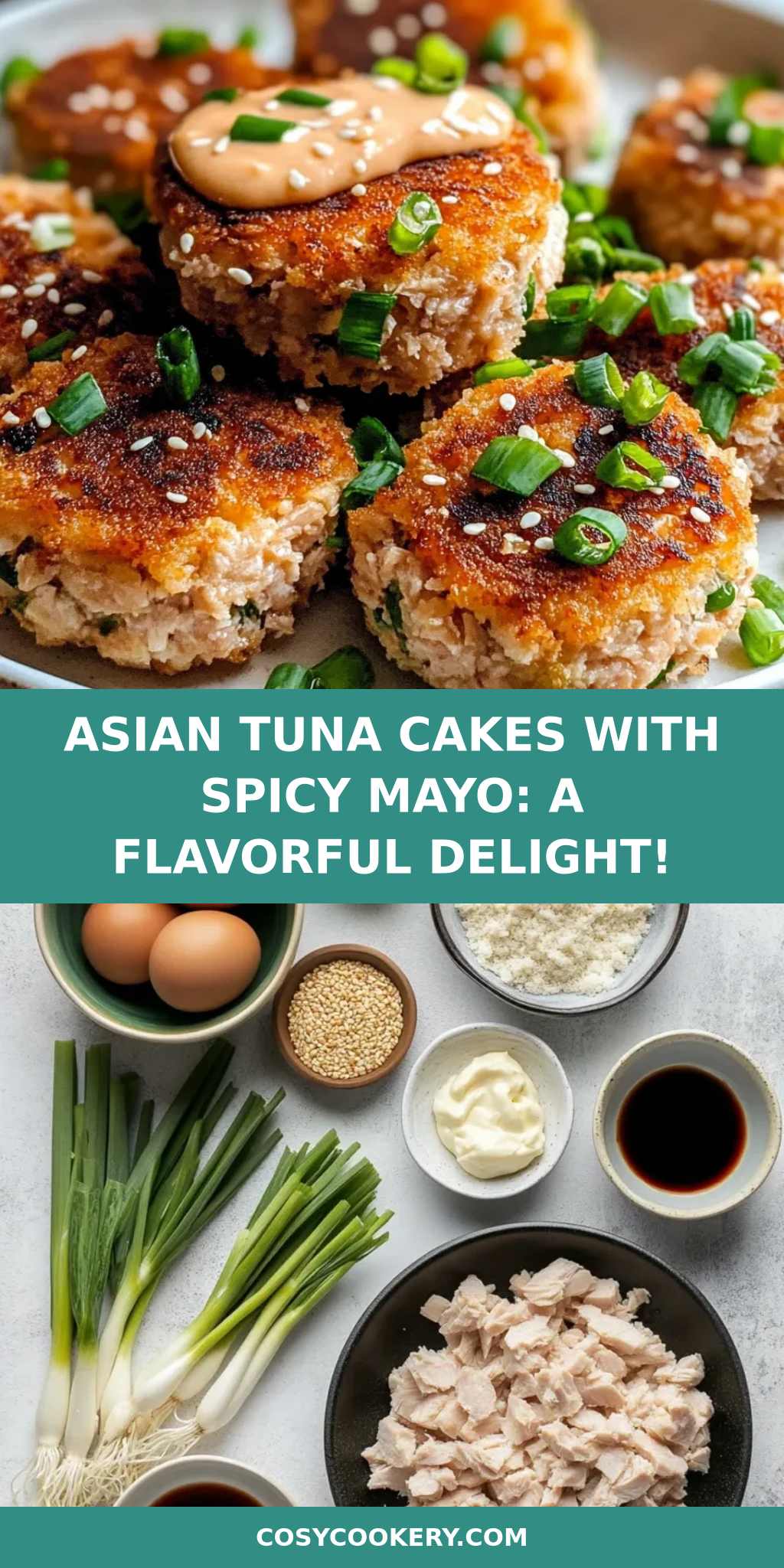 Asian Tuna Cakes with Spicy Mayo: A Flavorful Delight!