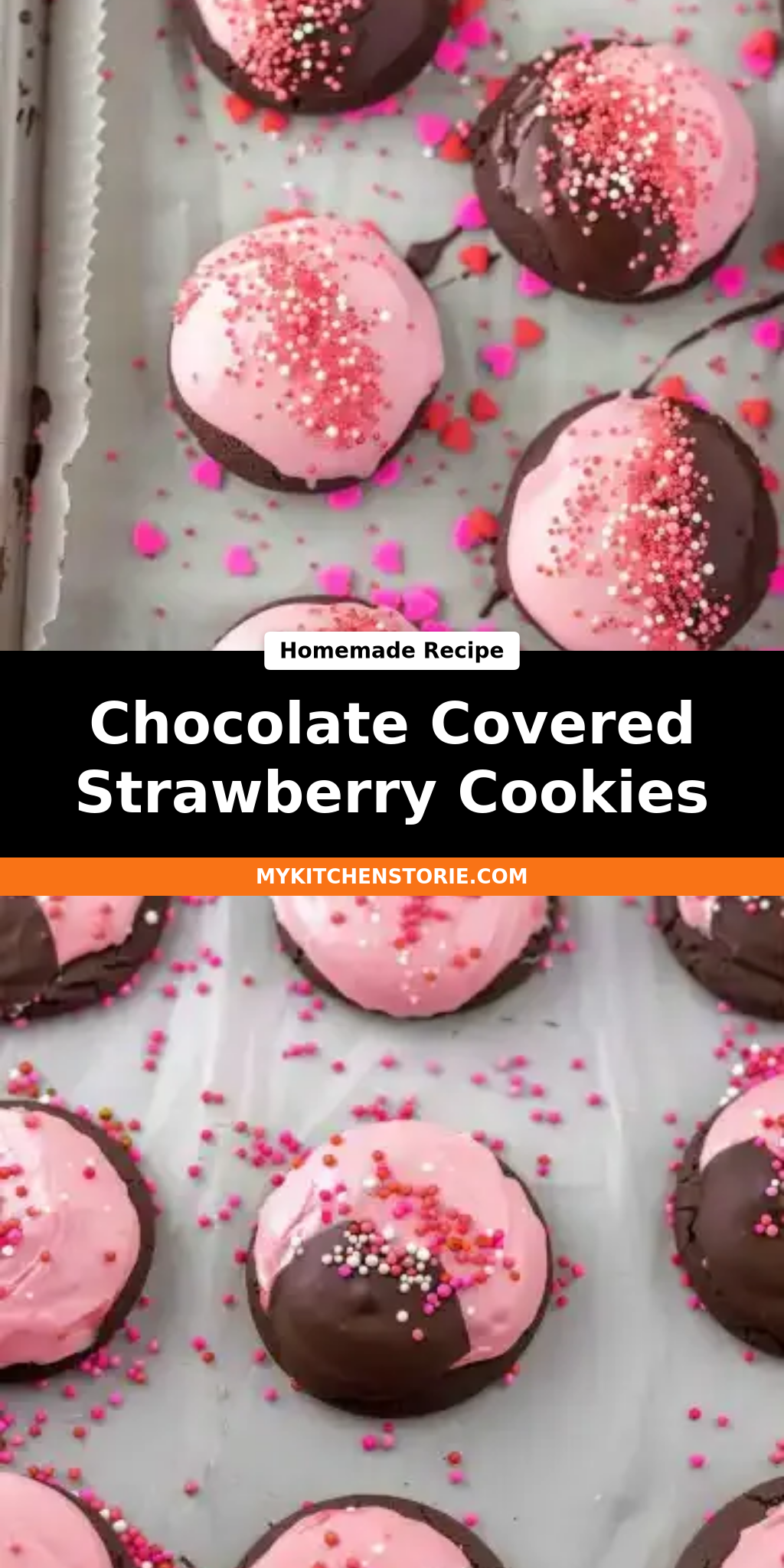Chocolate Covered Strawberry Cookies