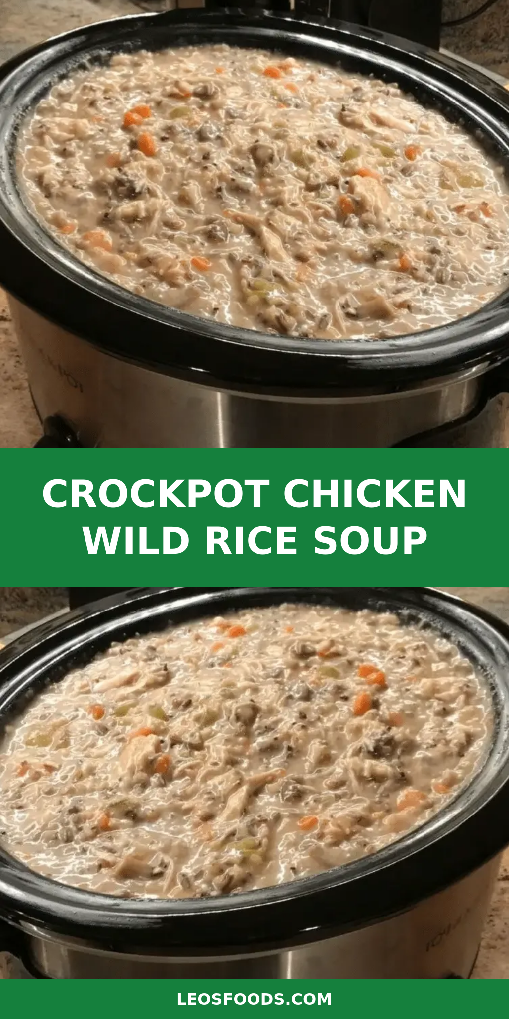 Crockpot Chicken Wild Rice Soup