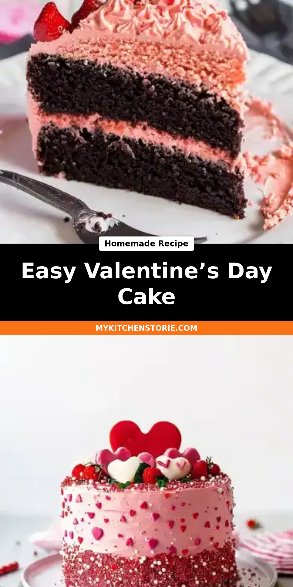 Easy Valentine’s Day Cake