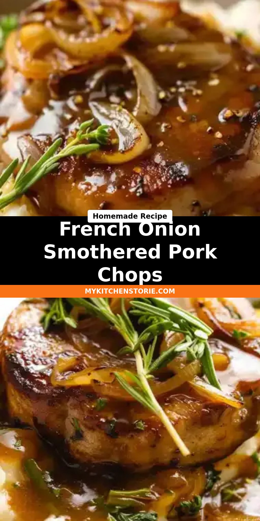 French Onion Smothered Pork Chops
