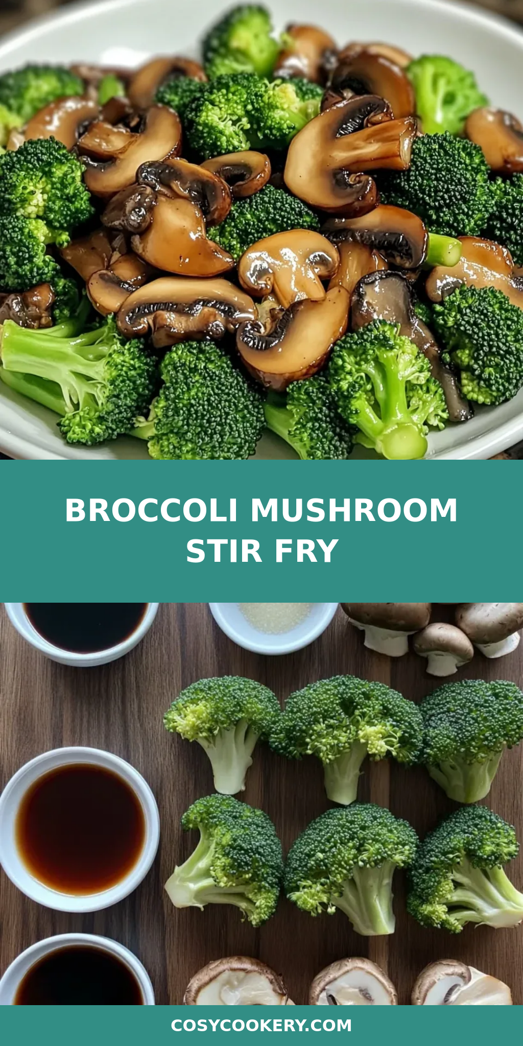 Broccoli Mushroom Stir Fry