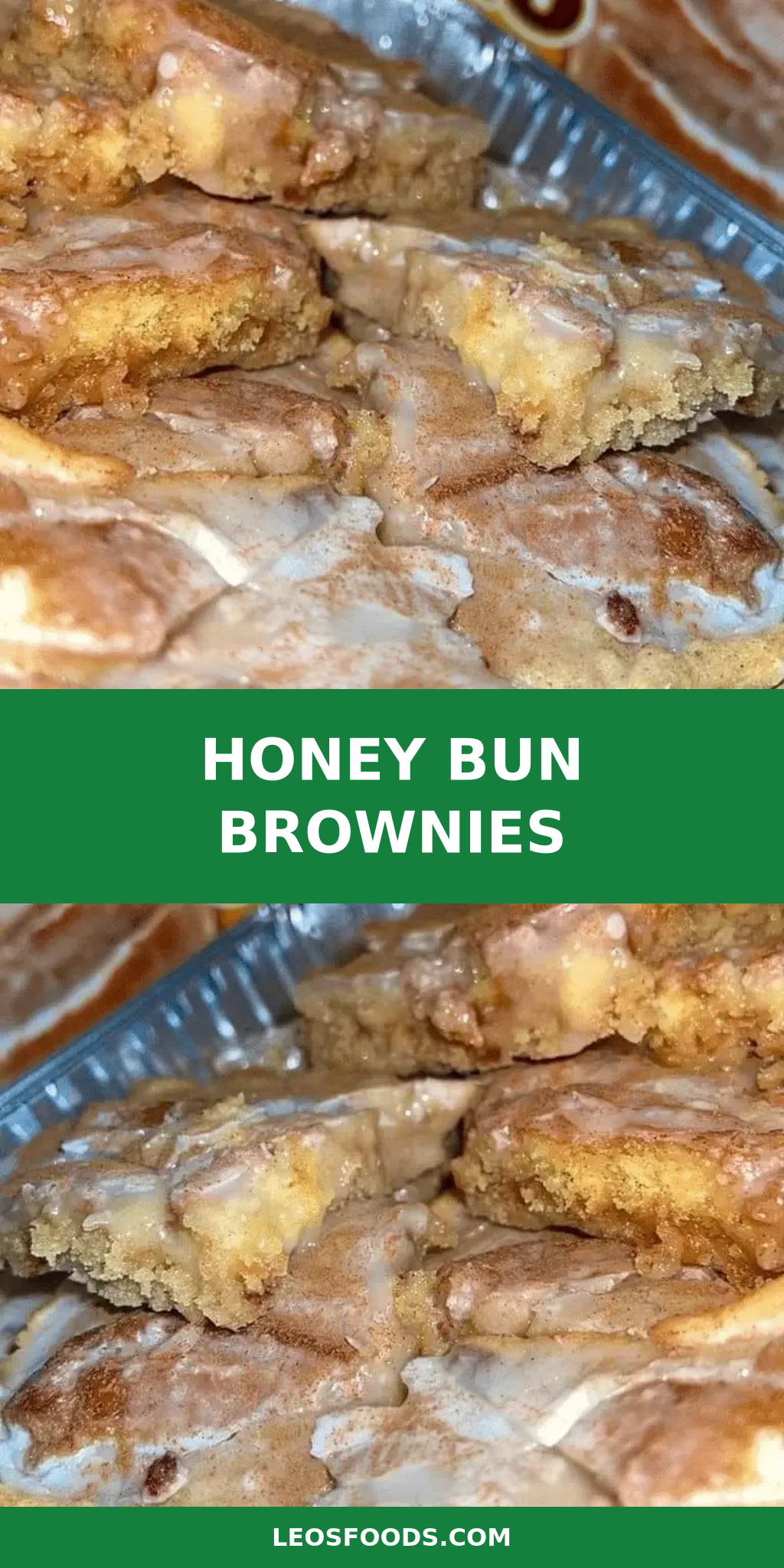 Honey Bun Brownies