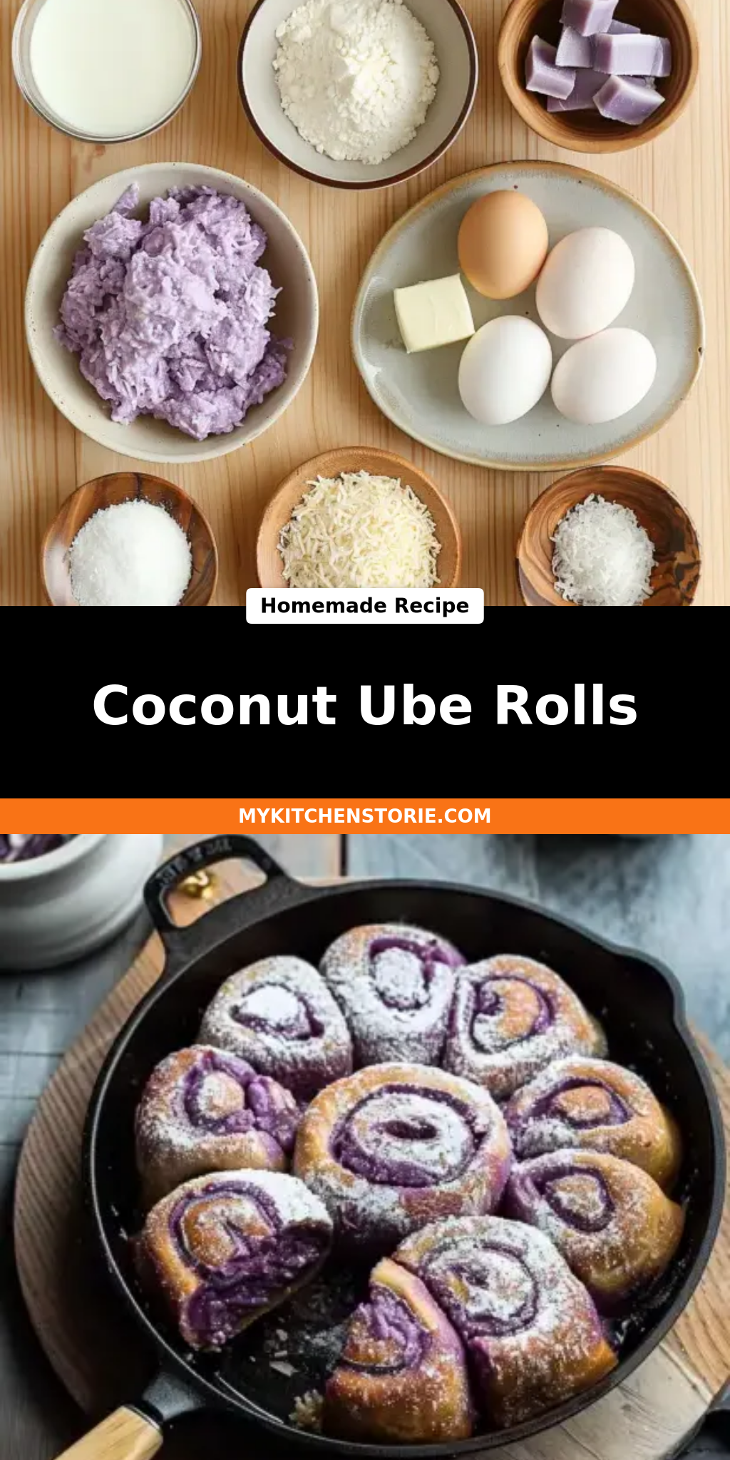 Coconut Ube Rolls