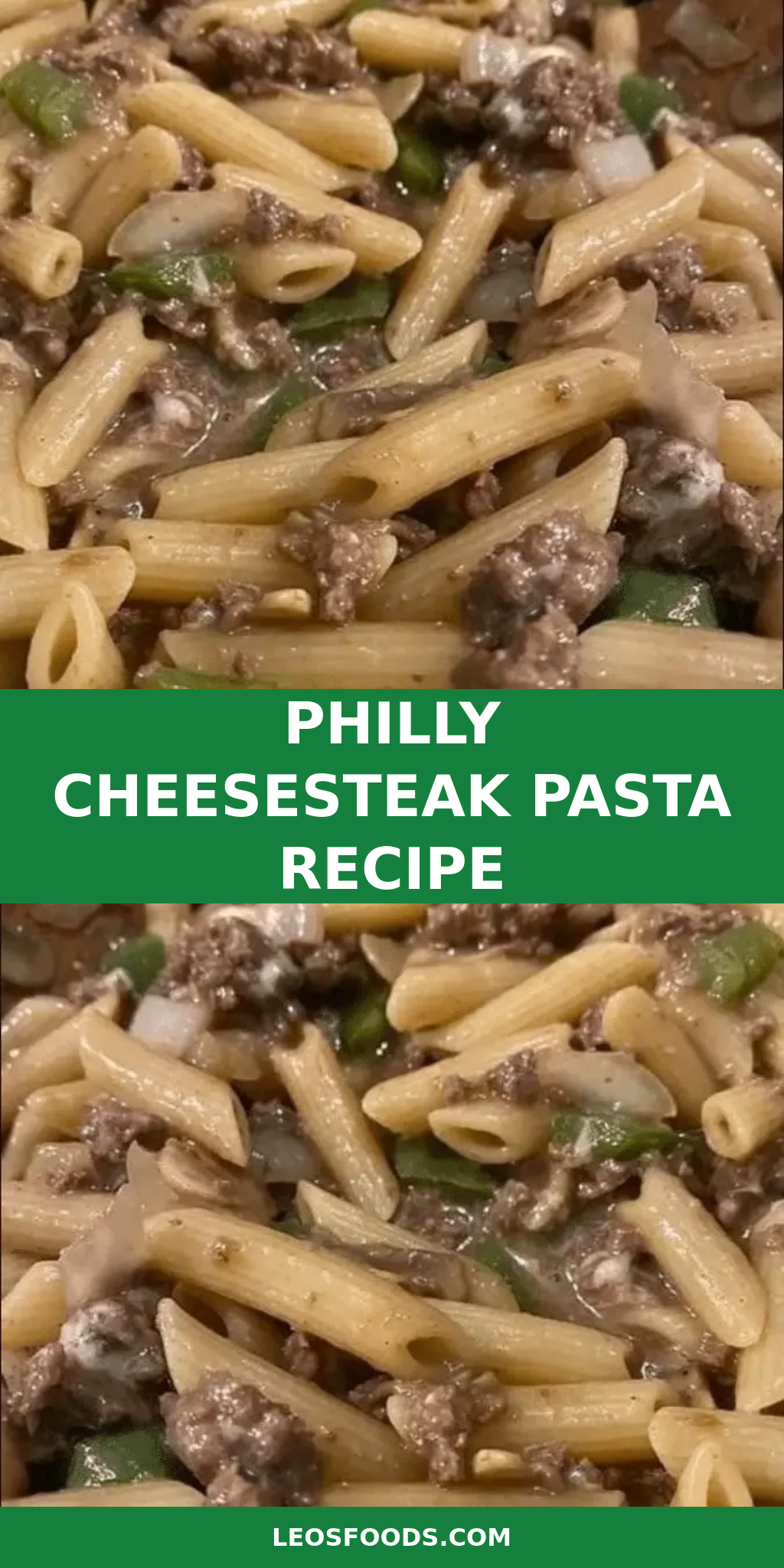 Philly Cheesesteak Pasta Recipe
