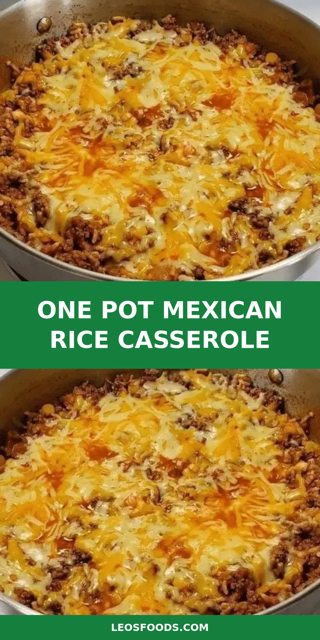 ONE POT MEXICAN RICE CASSEROLE