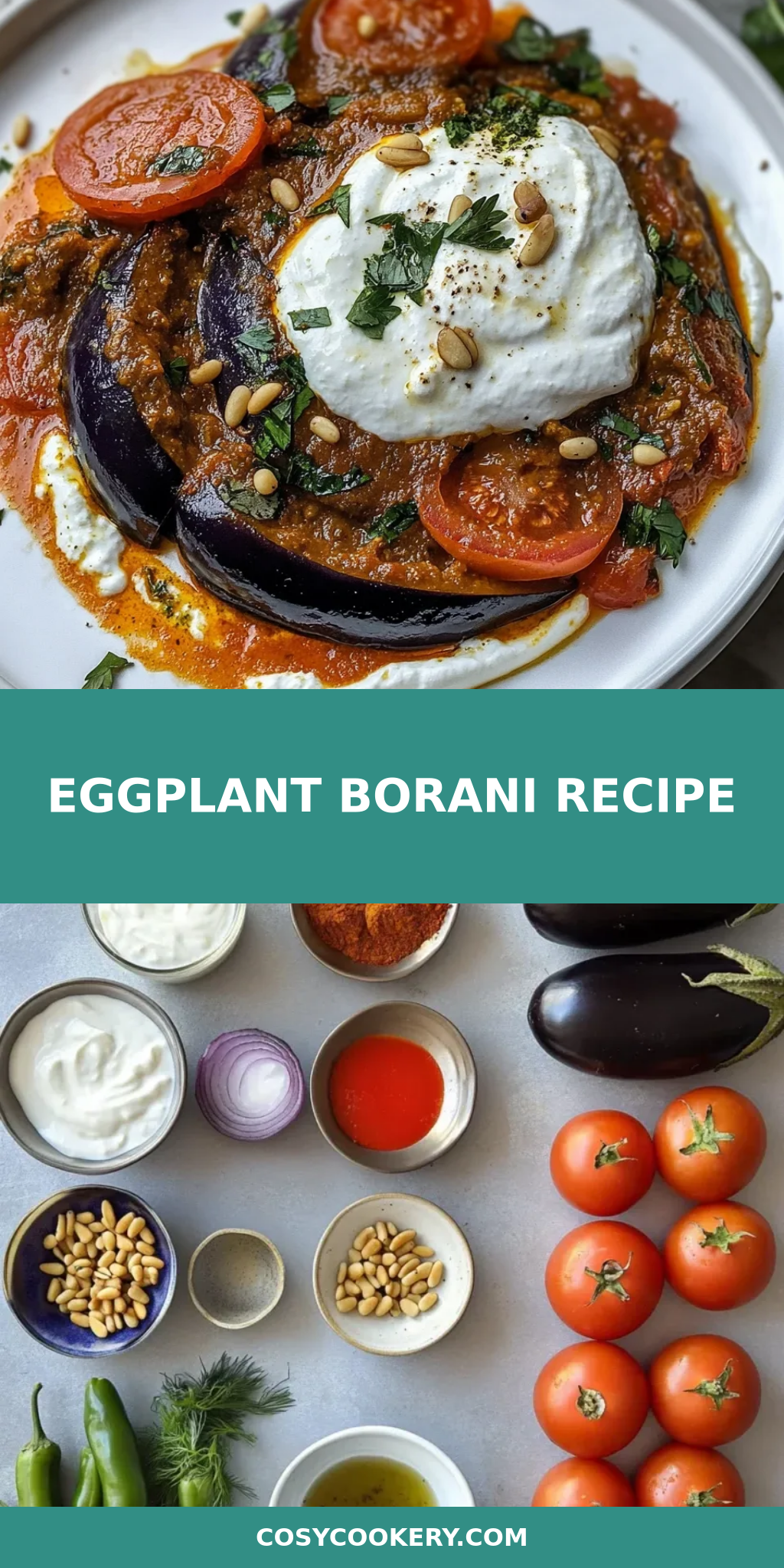 Eggplant Borani recipe