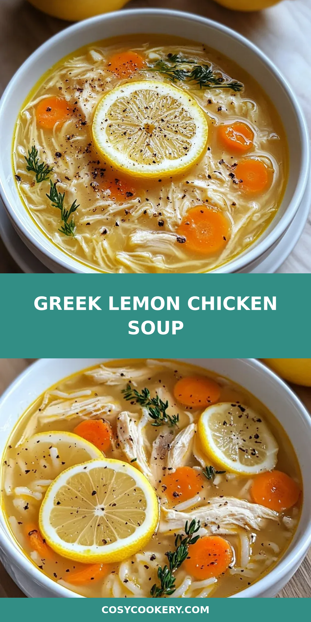 Greek Lemon Chicken Soup