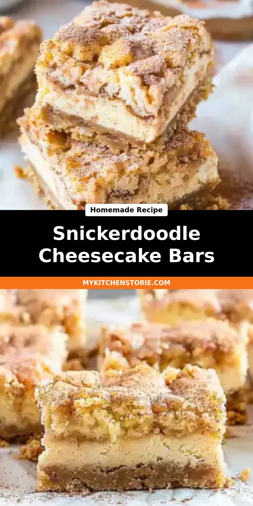 Snickerdoodle Cheesecake Bars