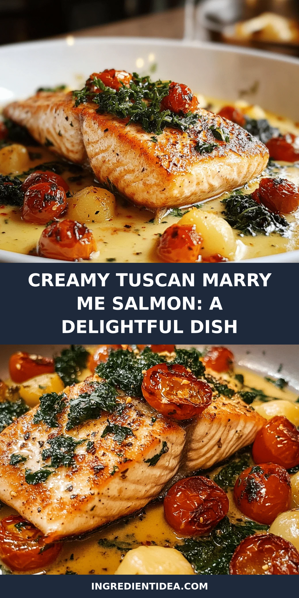 Creamy Tuscan Marry Me Salmon: A Delightful Dish