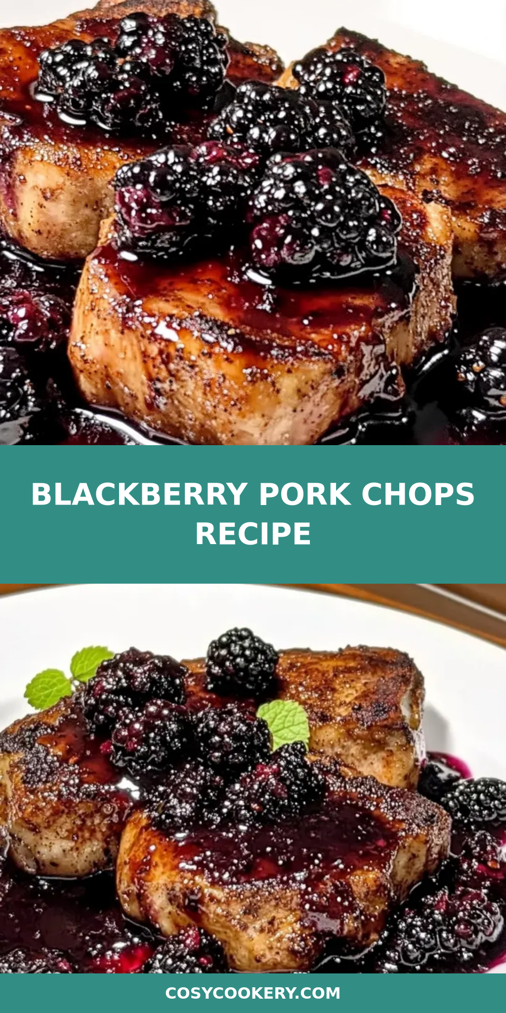 Blackberry Pork Chops Recipe