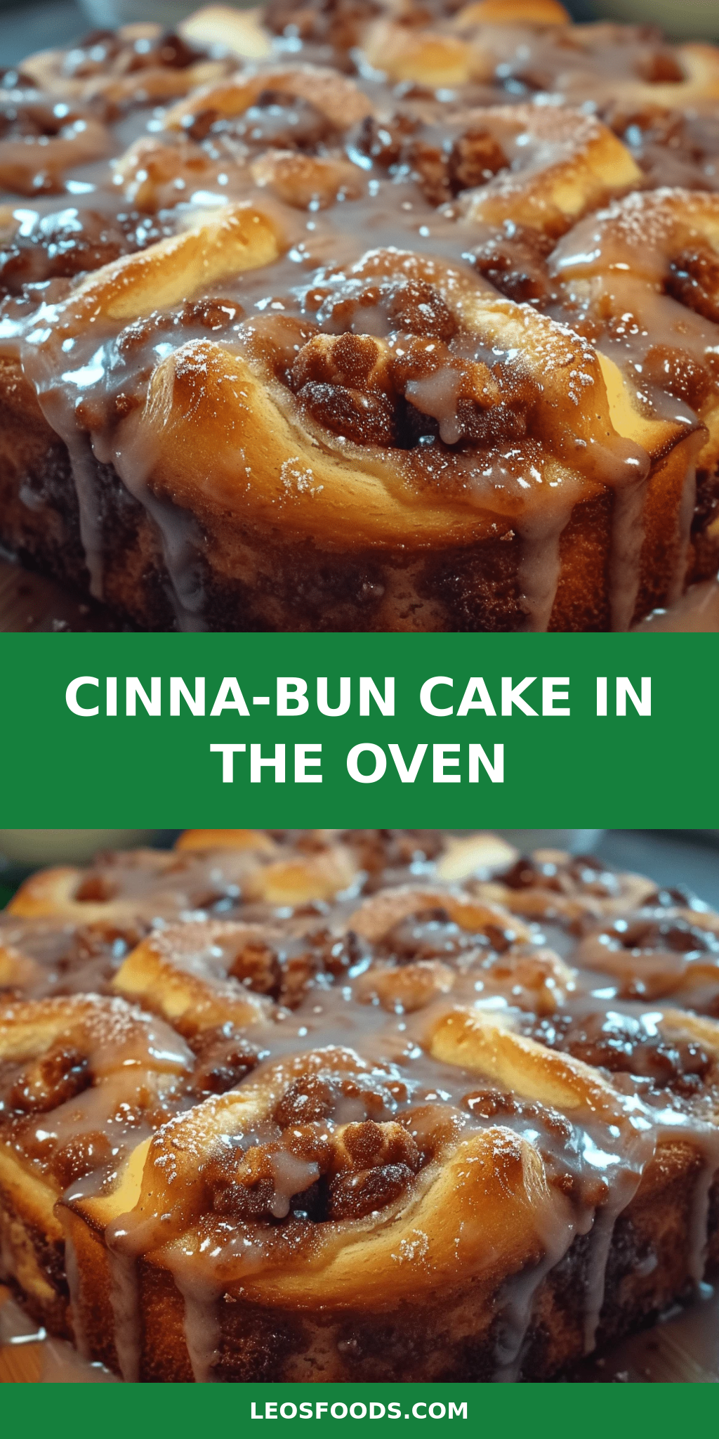 Cinna-bun Cake In The Oven