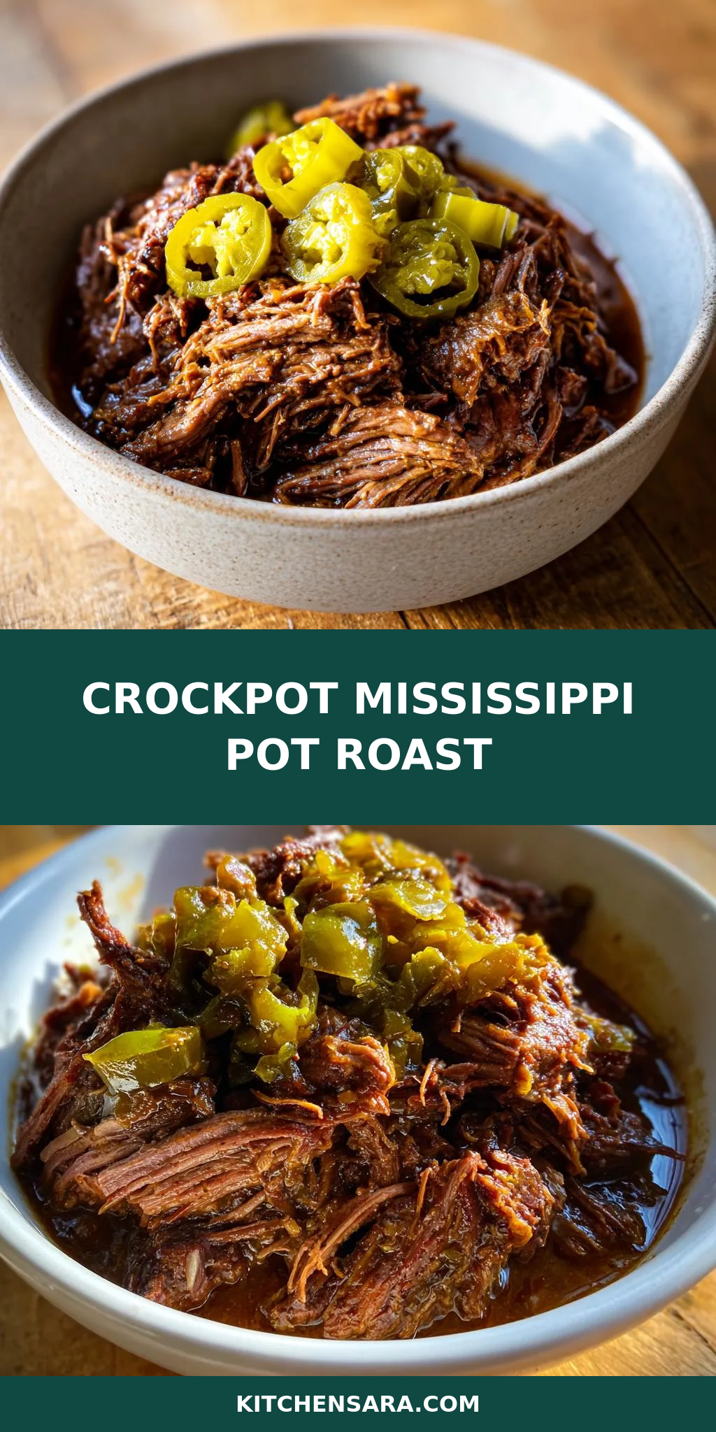 Crockpot Mississippi Pot Roast