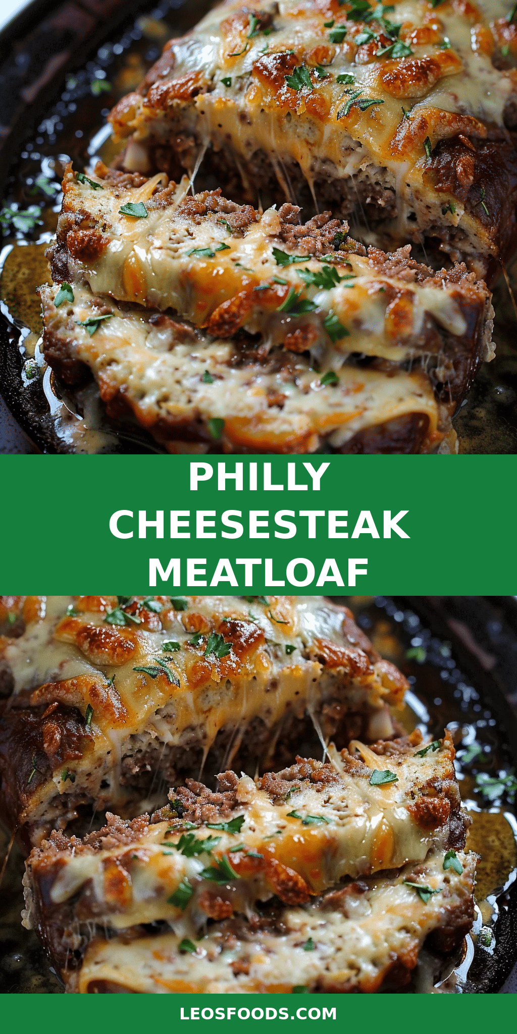Philly Cheesesteak Meatloaf