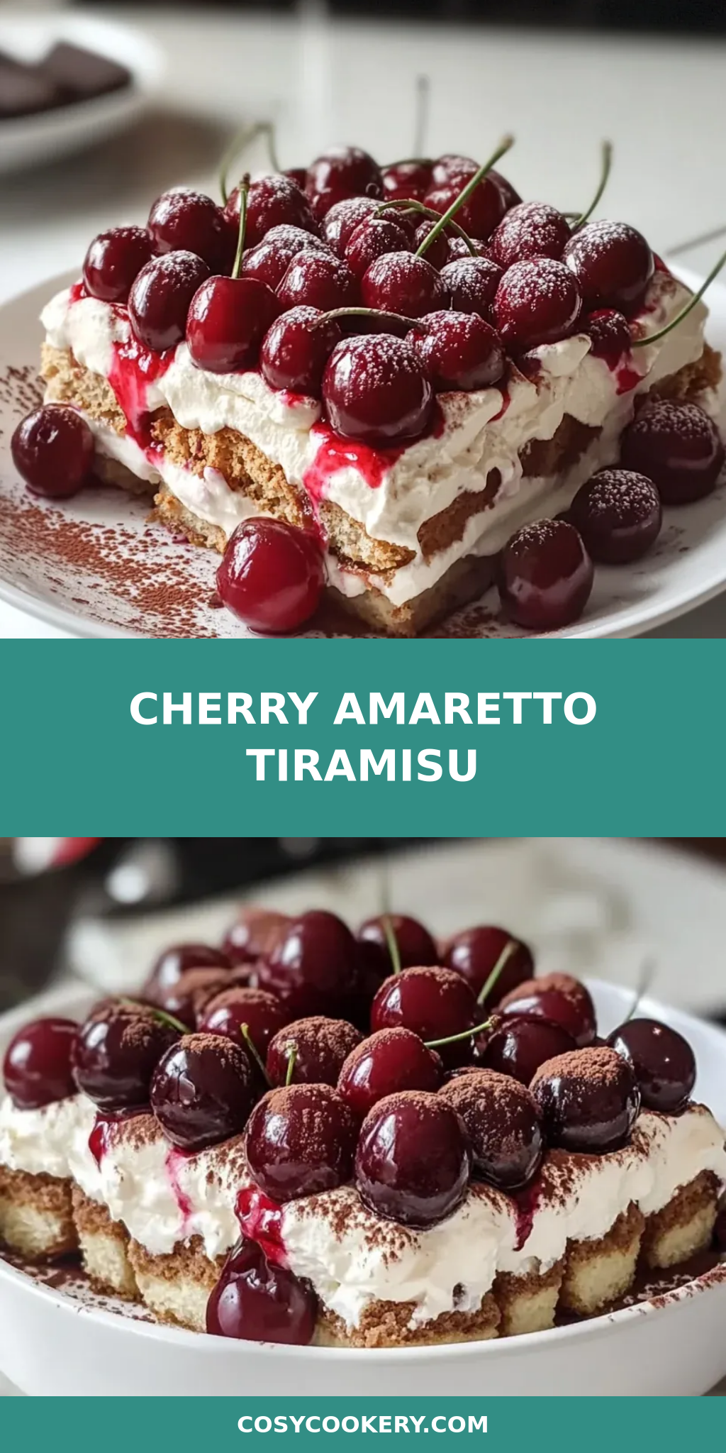 Cherry Amaretto Tiramisu