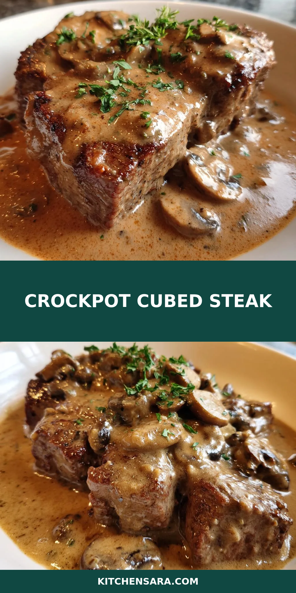 Crockpot Cubed Steak