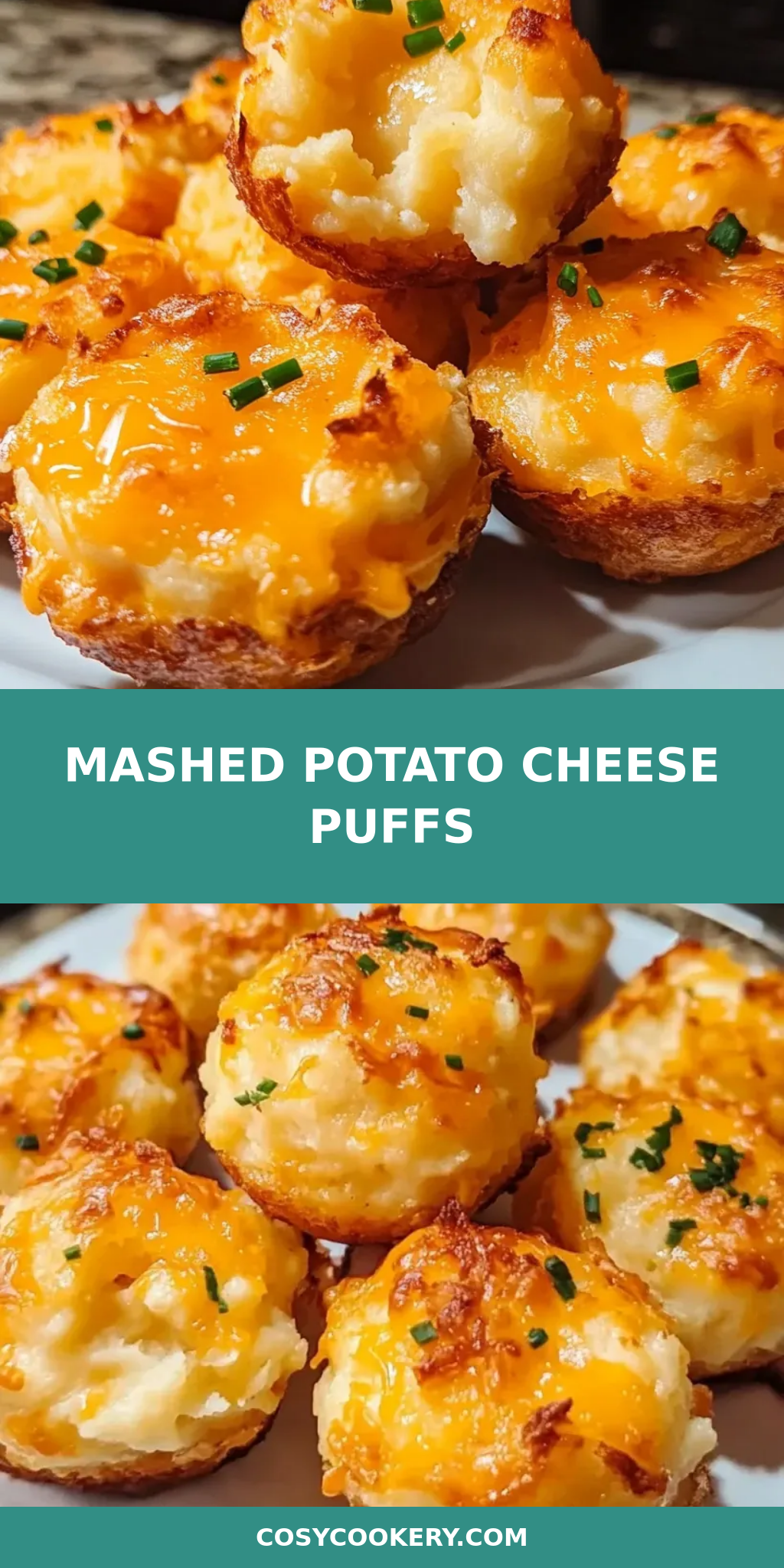 Mashed Potato Cheese Puffs