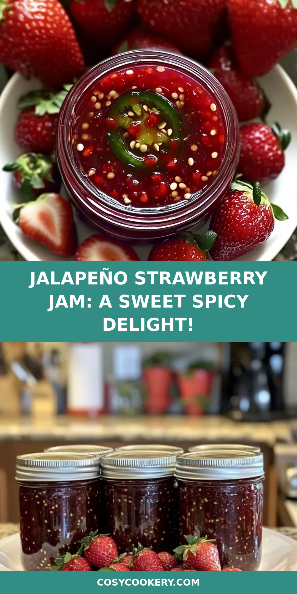 Jalapeño Strawberry Jam: A Sweet Spicy Delight!