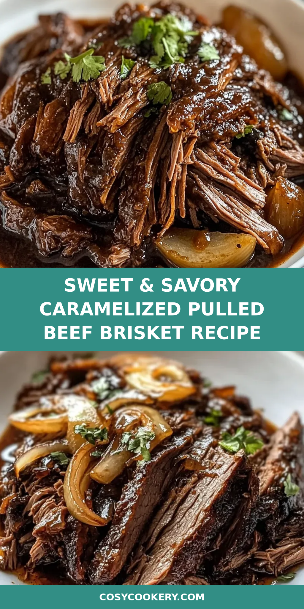 Sweet & Savory Caramelized Pulled Beef Brisket Recipe
