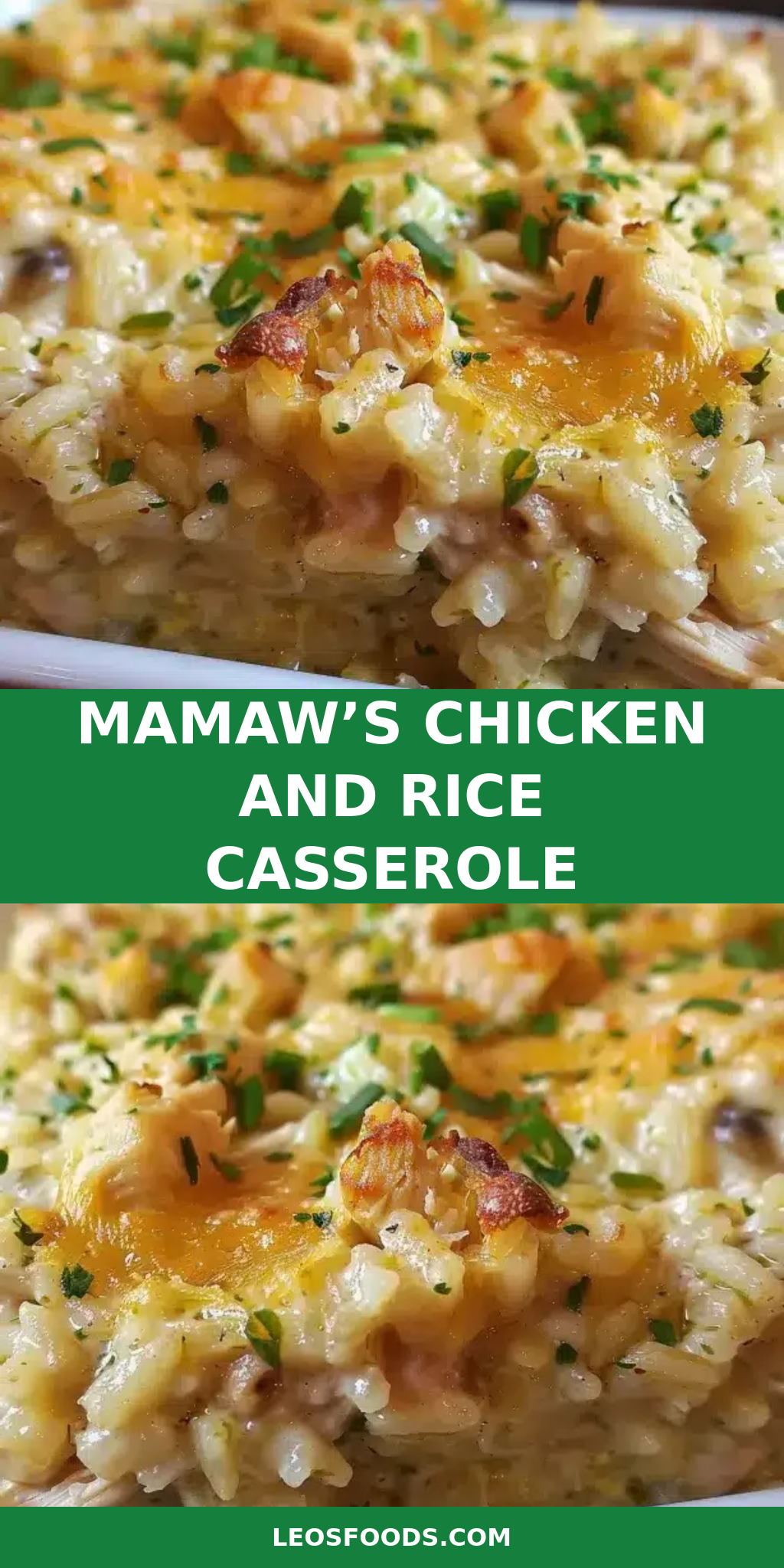 Mamaw’s Chicken and Rice Casserole