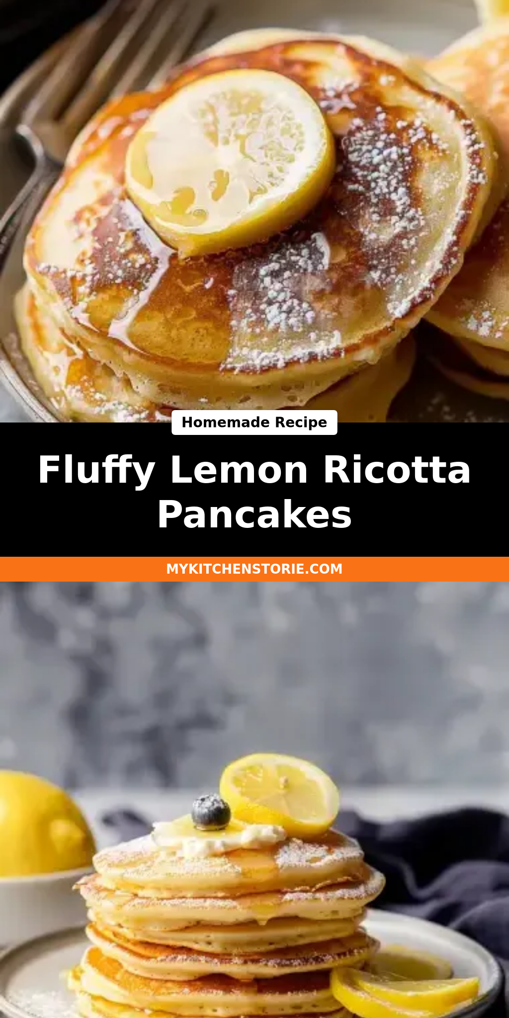 Fluffy Lemon Ricotta Pancakes
