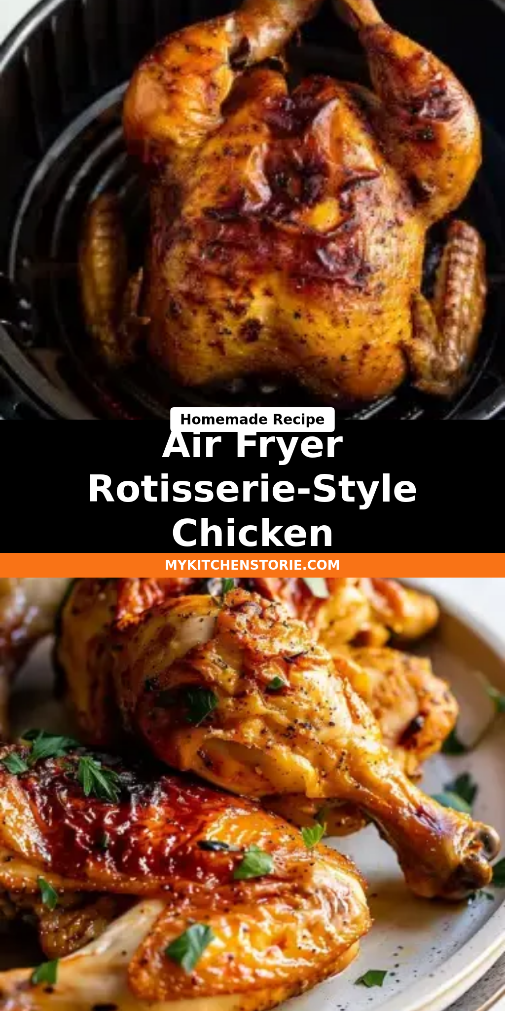 Air Fryer Rotisserie-Style Chicken
