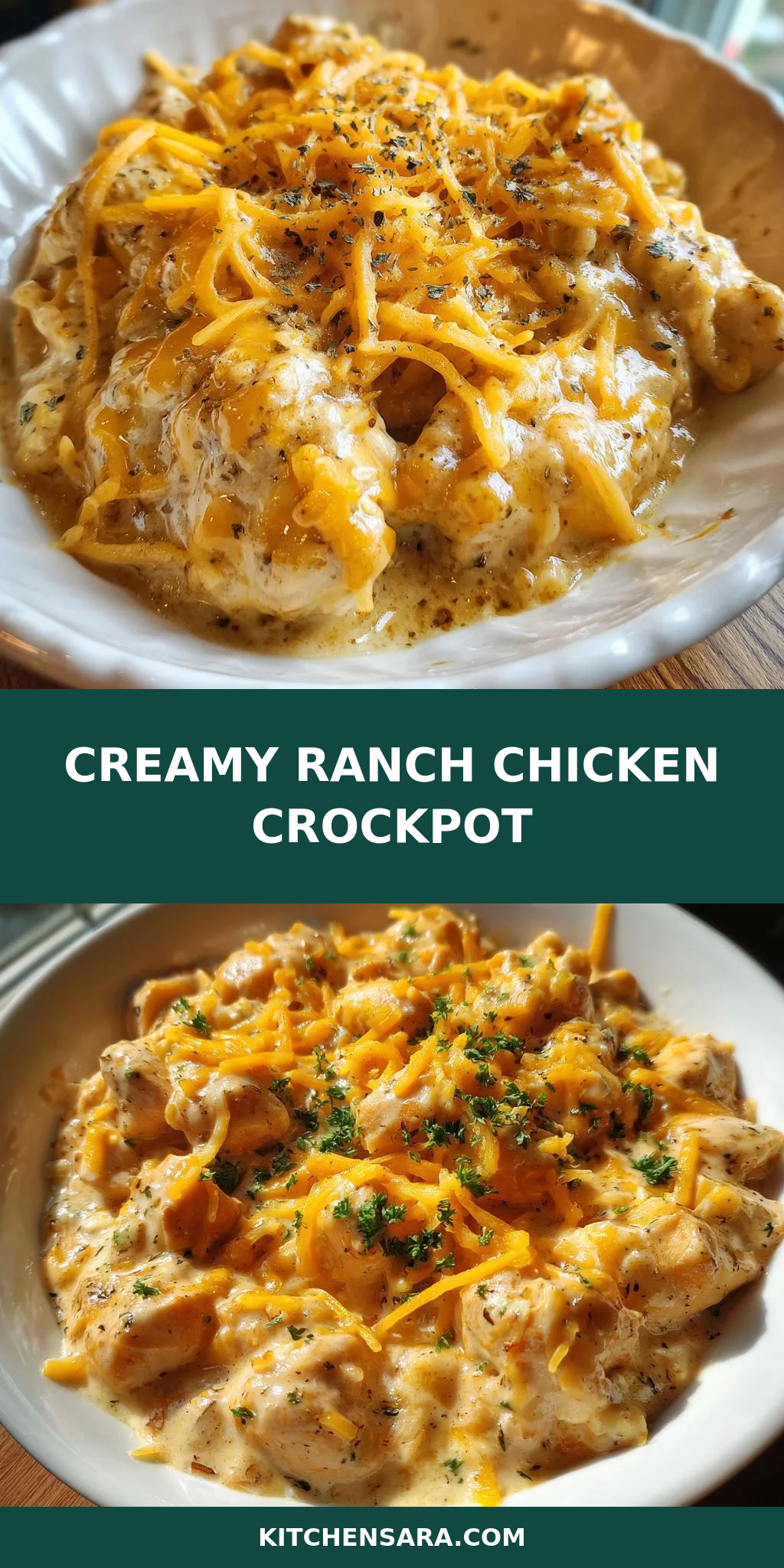 Creamy Ranch Chicken Crockpot