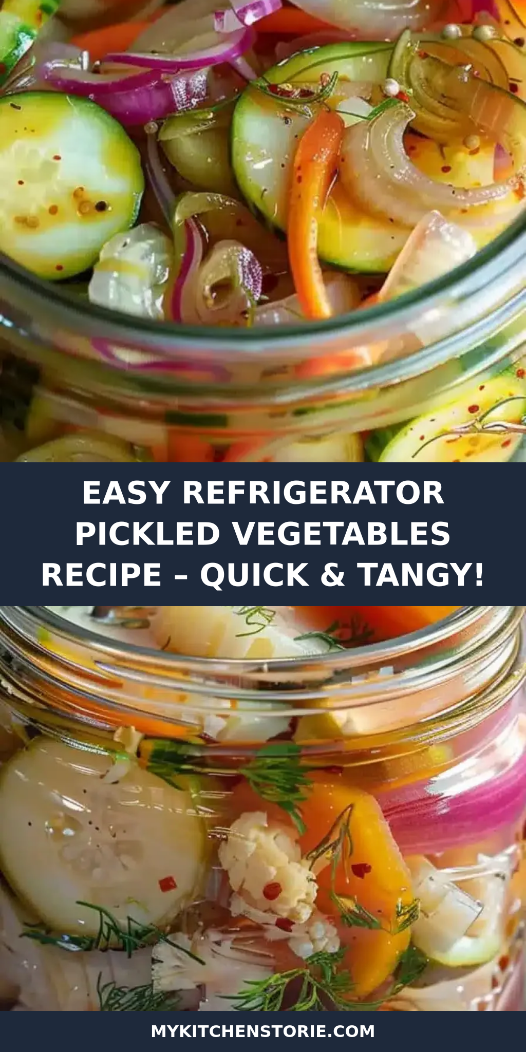 Easy Refrigerator Pickled Vegetables Recipe – Quick & Tangy!