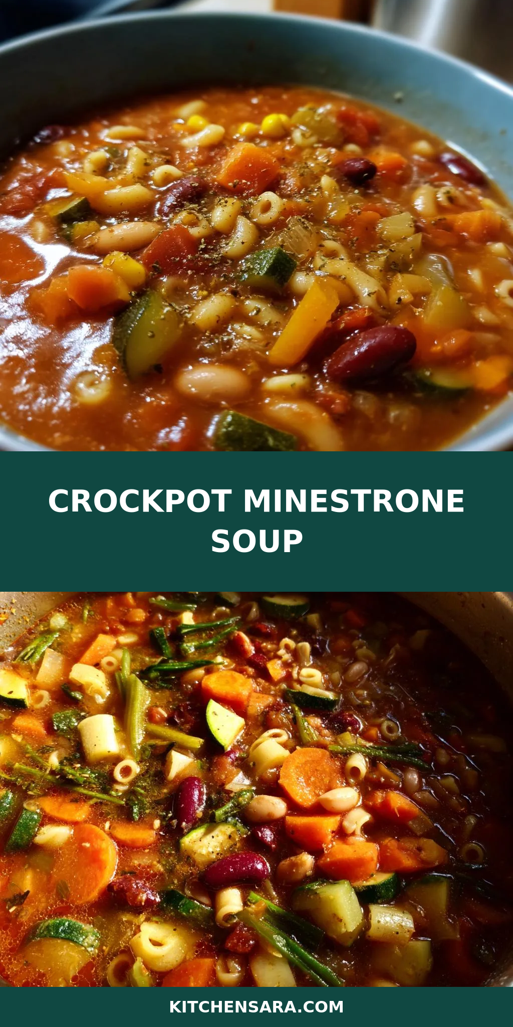 Crockpot Minestrone Soup