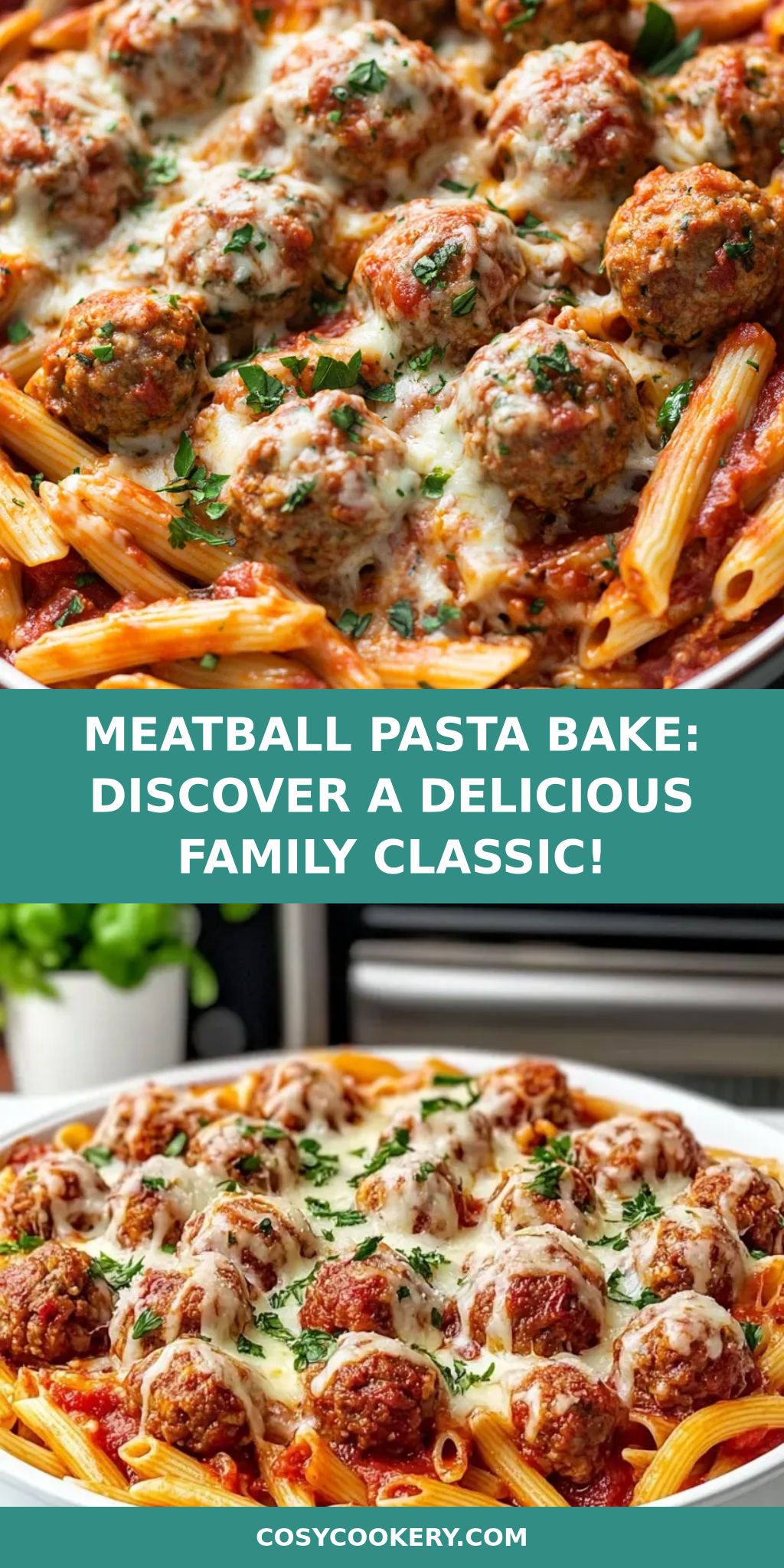 Meatball Pasta Bake: Discover a Delicious Family Classic!
